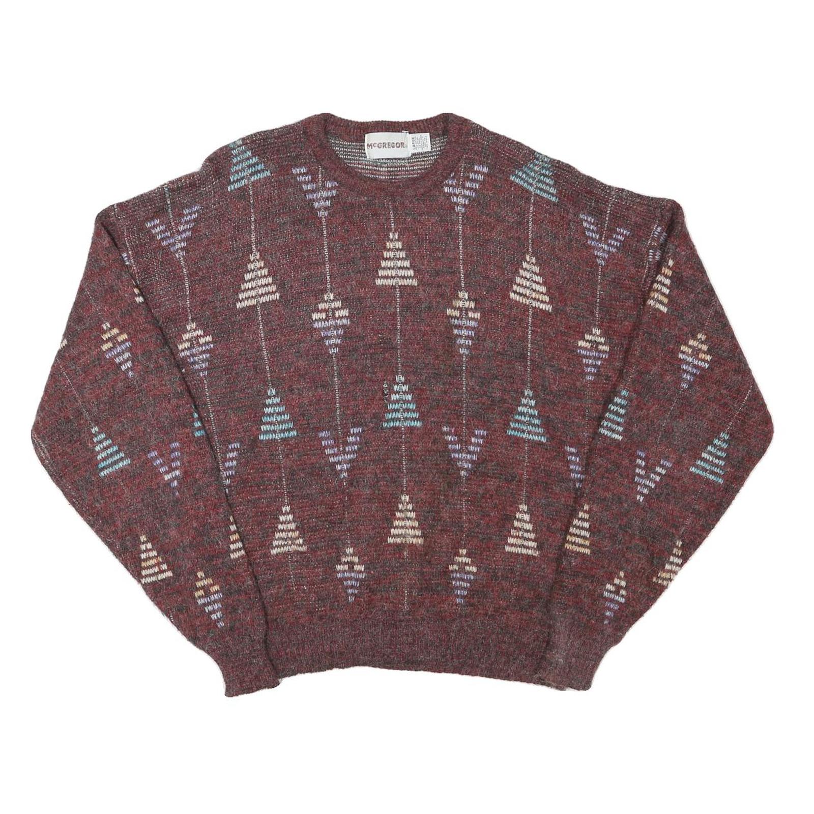 Buy MCGREGOR Mens Red Patterned Jumper Crew Neck Wool Blend L Casual Knitwear Refurbished - $38.99 MCGREGOR Mens Red Patterned Jumper Crew Neck Wool Blend L Casual Knitwear Refurbished - N/A refurbished available on Cerqular