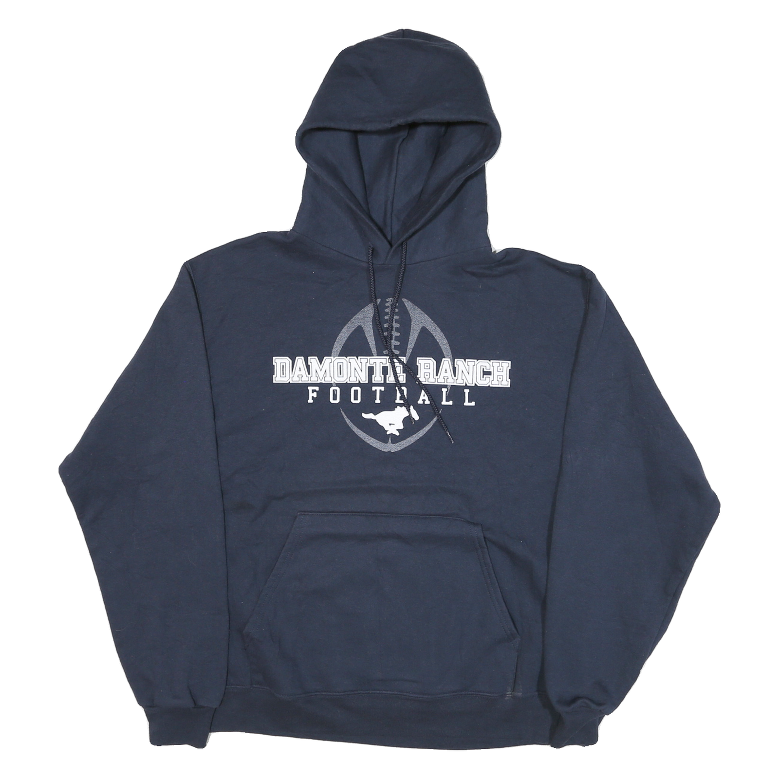 CHAMPION Mens Navy Damonte Ranch Football Pullover Hoodie M Cotton Blend Refurbished - N/A refurbished available on Cerqular