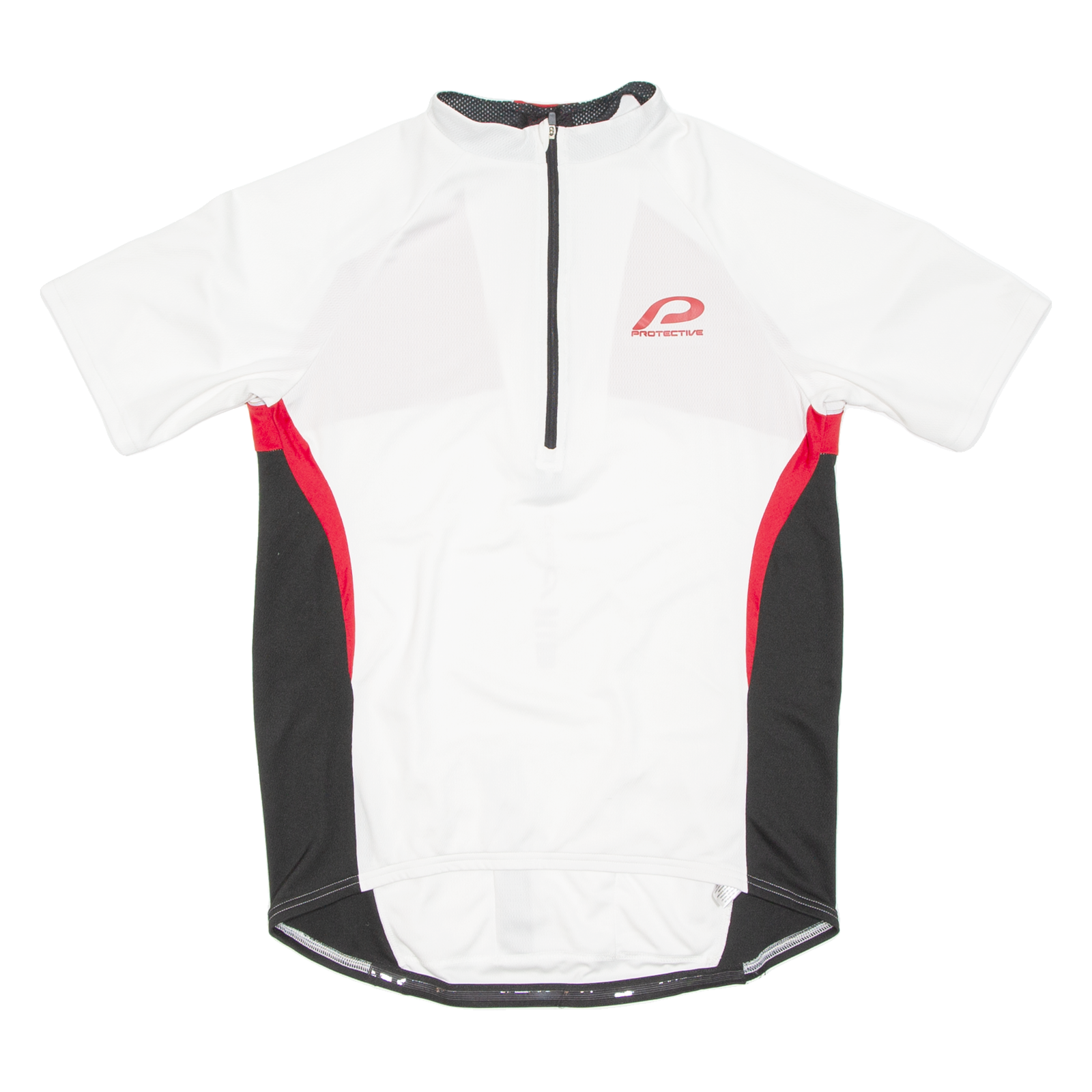 Cycling Mens Jersey White 1/2 Zip 2XL Refurbished - N/A refurbished available on Cerqular