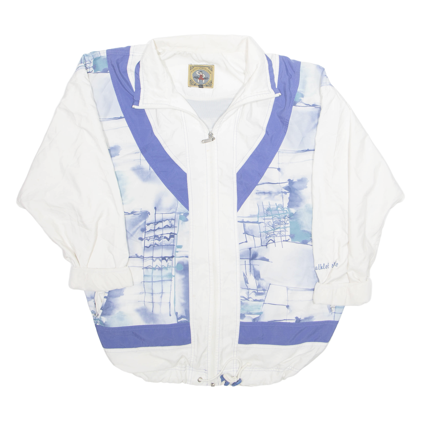 Buy ATHLETE Mens Track Jacket White Crazy Pattern L Refurbished - $31.19 ATHLETE Mens Track Jacket White Crazy Pattern L Refurbished - N/A refurbished available on Cerqular
