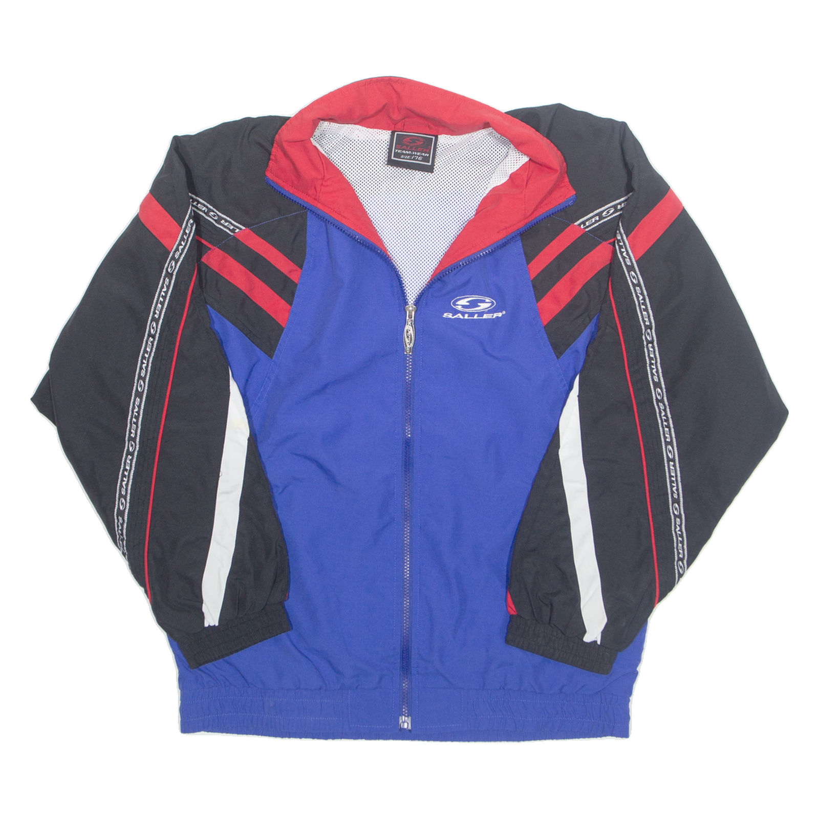 SALLER Mesh Lined Mens Track Jacket Blue M Refurbished - N/A refurbished available on Cerqular