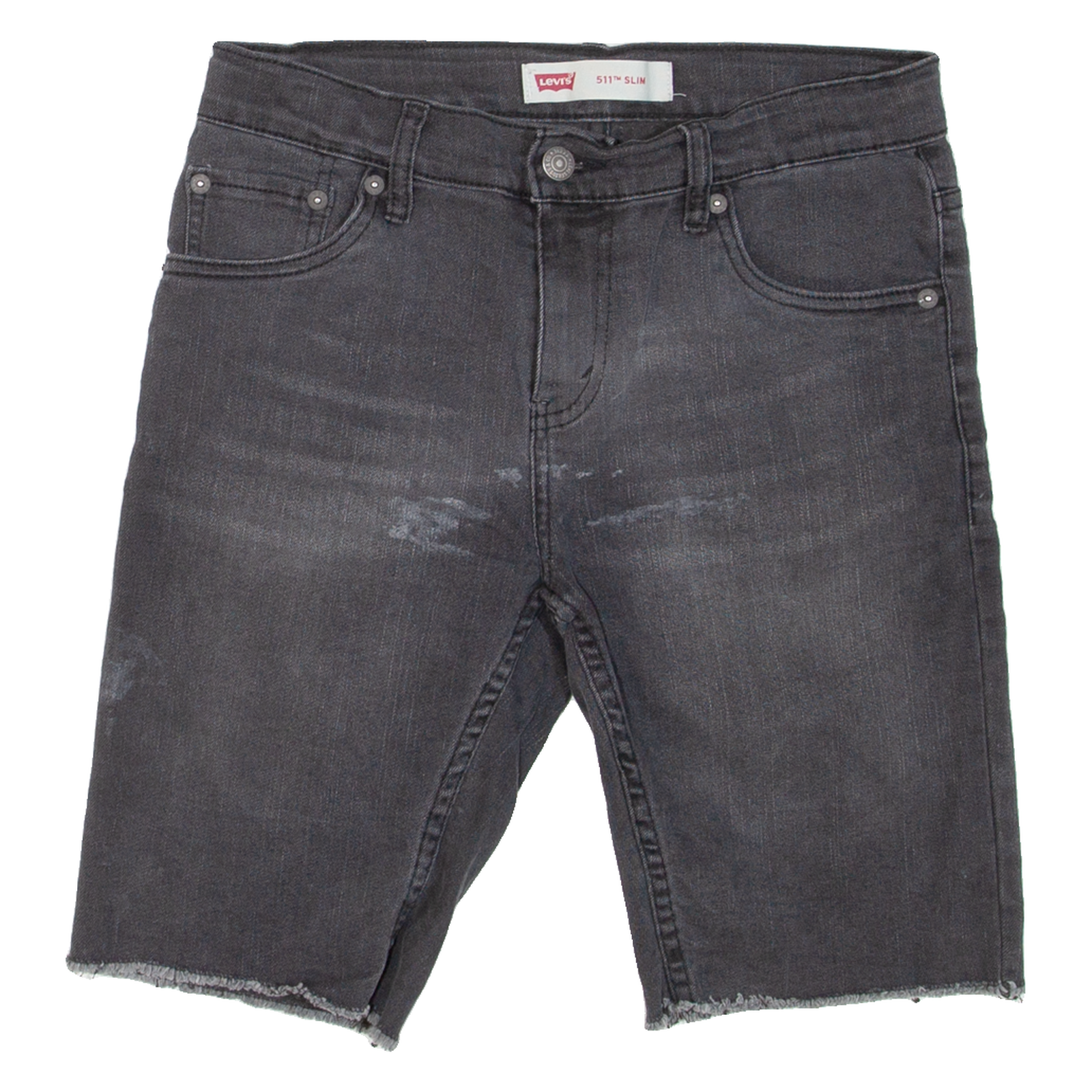 LEVI'S 511 Mens Denim Shorts Grey Slim S W28 Refurbished - N/A refurbished available on Cerqular