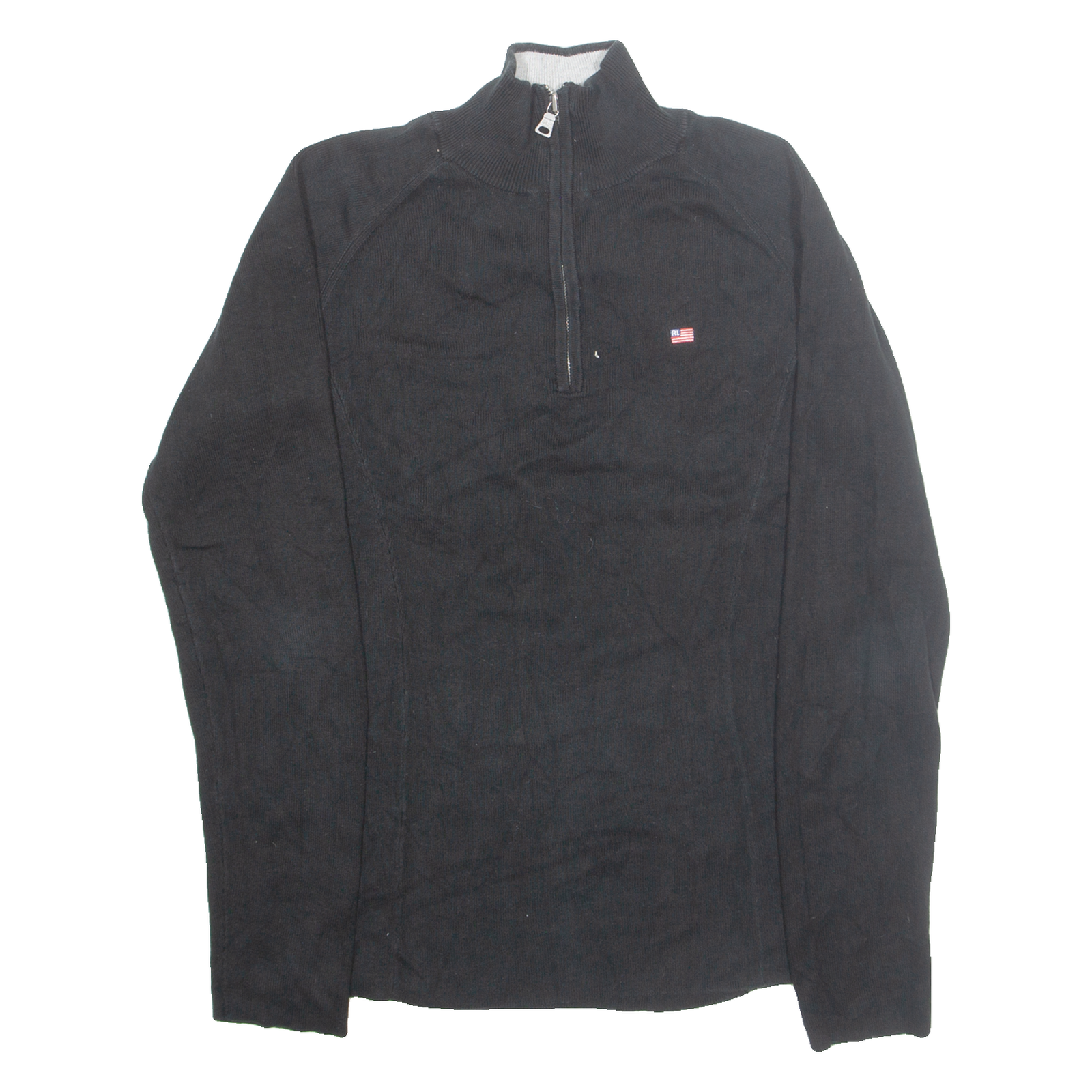 Buy RALPH LAUREN POLO JEANS COMPANY Mens Jumper Black 1/4 Zip Tight Knit L Refurbished - $53.29 RALPH LAUREN POLO JEANS COMPANY Mens Jumper Black 1/4 Zip Tight Knit L Refurbished - N/A refurbished available on Cerqular