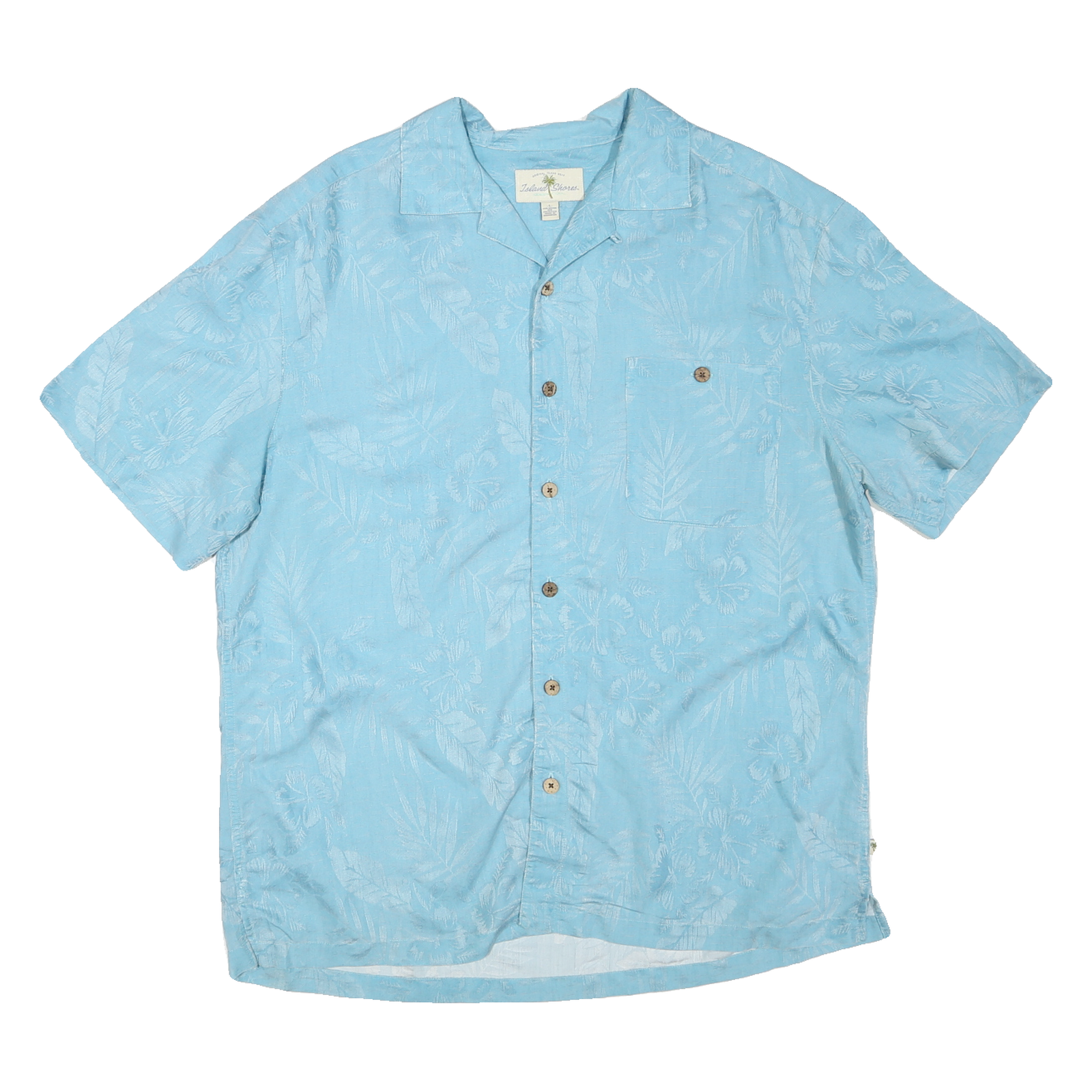 Buy ISLAND SHORES Mens Blue Cotton Blend Short Sleeve Shirt L Hawaiian Style Refurbished - $16.89 ISLAND SHORES Mens Blue Cotton Blend Short Sleeve Shirt L Hawaiian Style Refurbished - N/A refurbished available on Cerqular