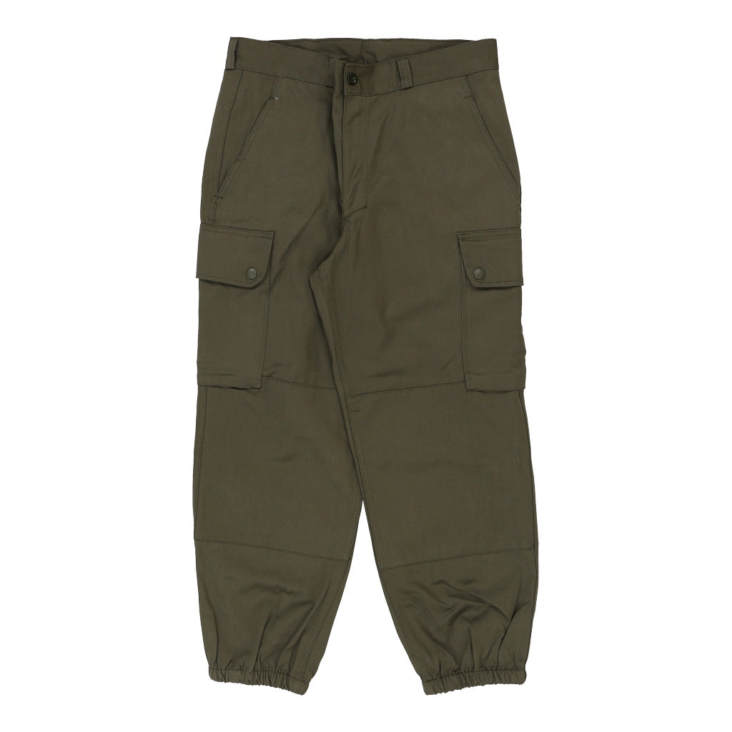 Paul Boye Cargo Trousers - 34W UK 14 Khaki Cotton Refurbished - Thrifted (note: this is a term often used to describe second- refurbished available on Cerqular