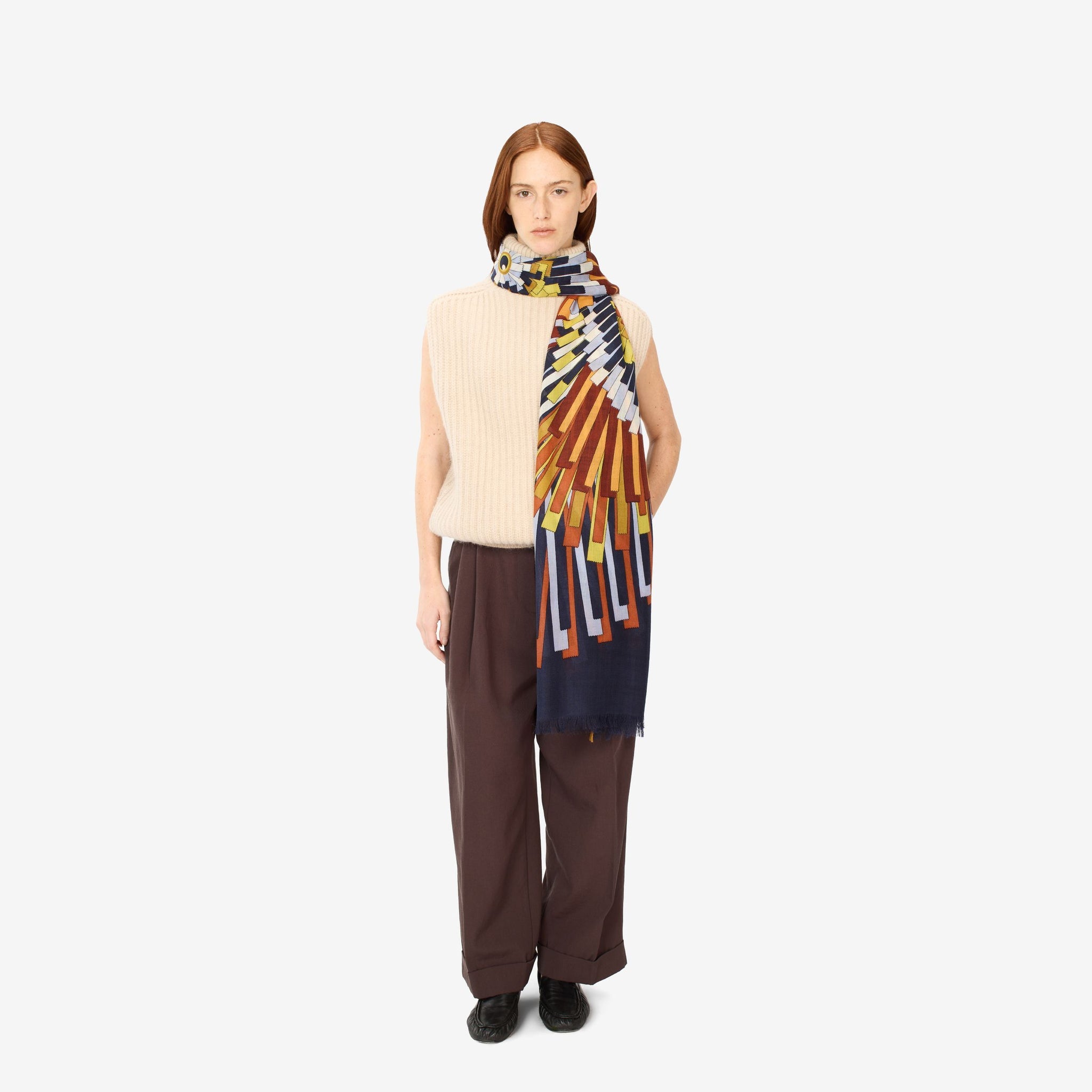 Buy Scarf Et20sir24 Navy | Color: NAVY | Size: U Refurbished - $143.88 Scarf Et20sir24 Navy | Color: NAVY | Size: U Refurbished - Rue Madame is a known brand, and the standardized name is " refurbished available on Cerqular