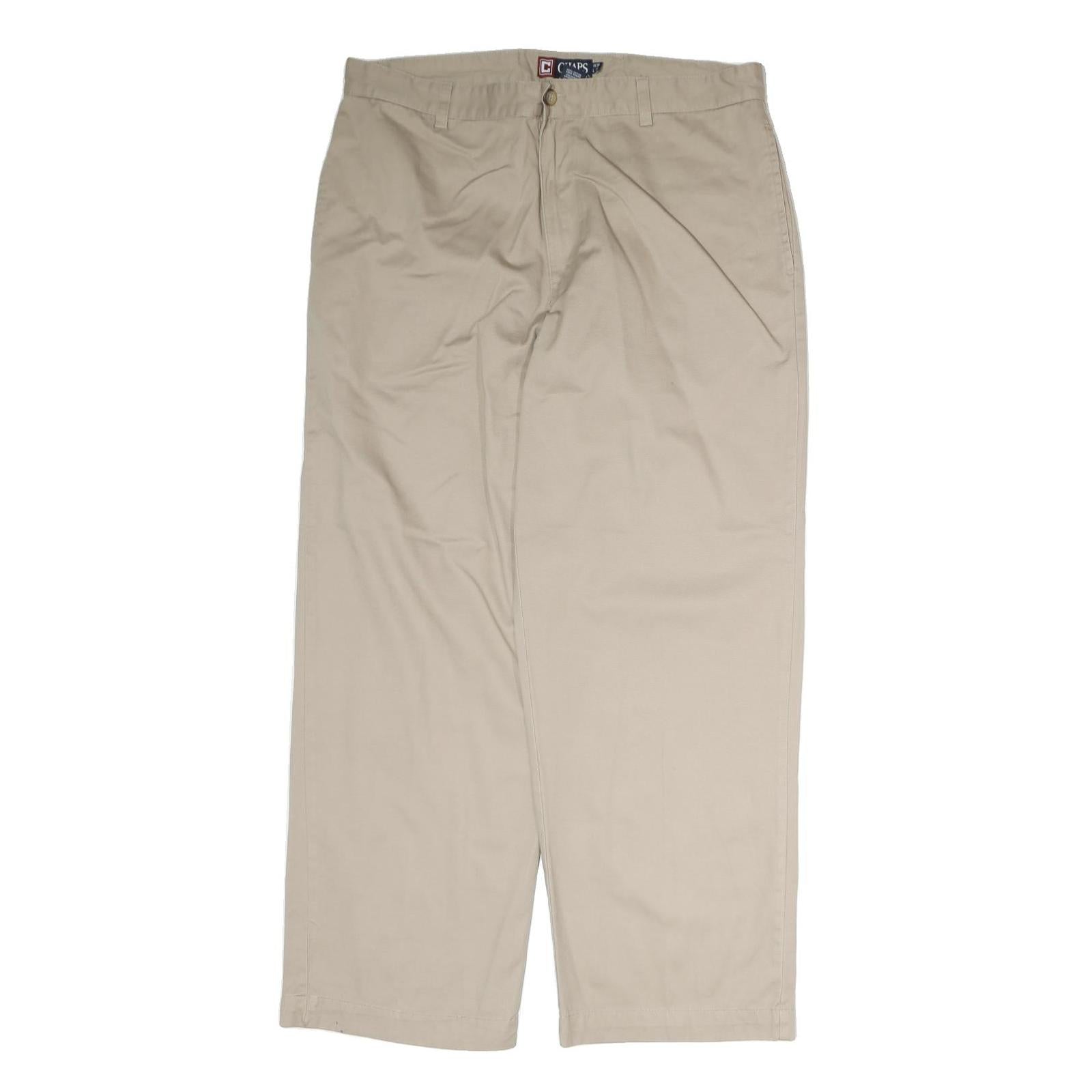 Buy CHAPS Mens Regular Beige Cotton Trousers W26 L30 Classic Straight Zip Closure Refurbished - $33.79 CHAPS Mens Regular Beige Cotton Trousers W26 L30 Classic Straight Zip Closure Refurbished - N/A refurbished available on Cerqular