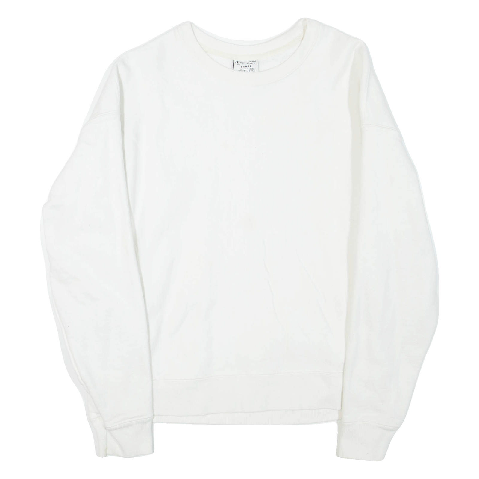 Buy CHAMPION REVERSE WEAVE Womens Sweatshirt White Crew Neck L Refurbished - $31.19 CHAMPION REVERSE WEAVE Womens Sweatshirt White Crew Neck L Refurbished - N/A refurbished available on Cerqular