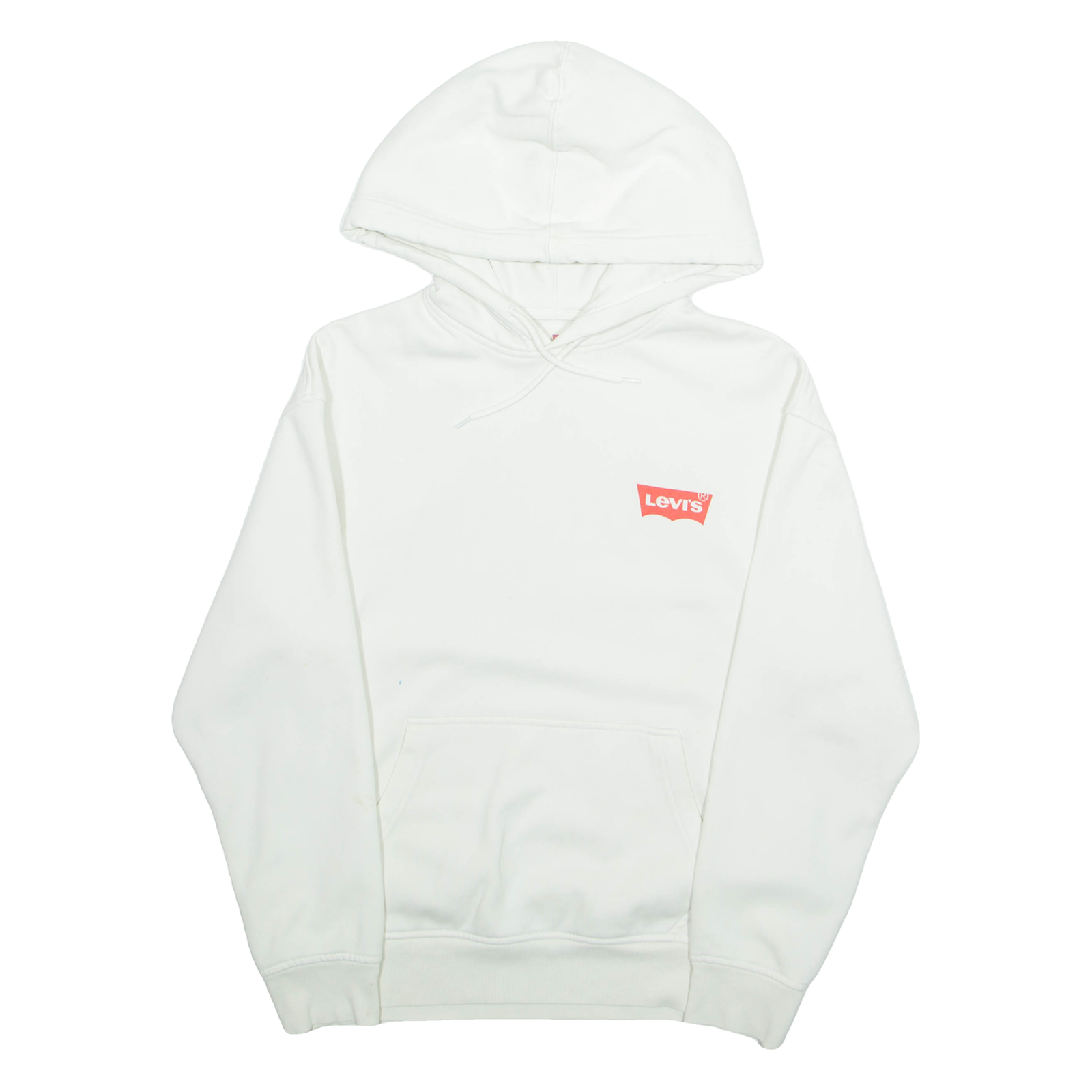 LEVI'S Relaxed Mens White Hoodie XS Refurbished - N/A refurbished available on Cerqular