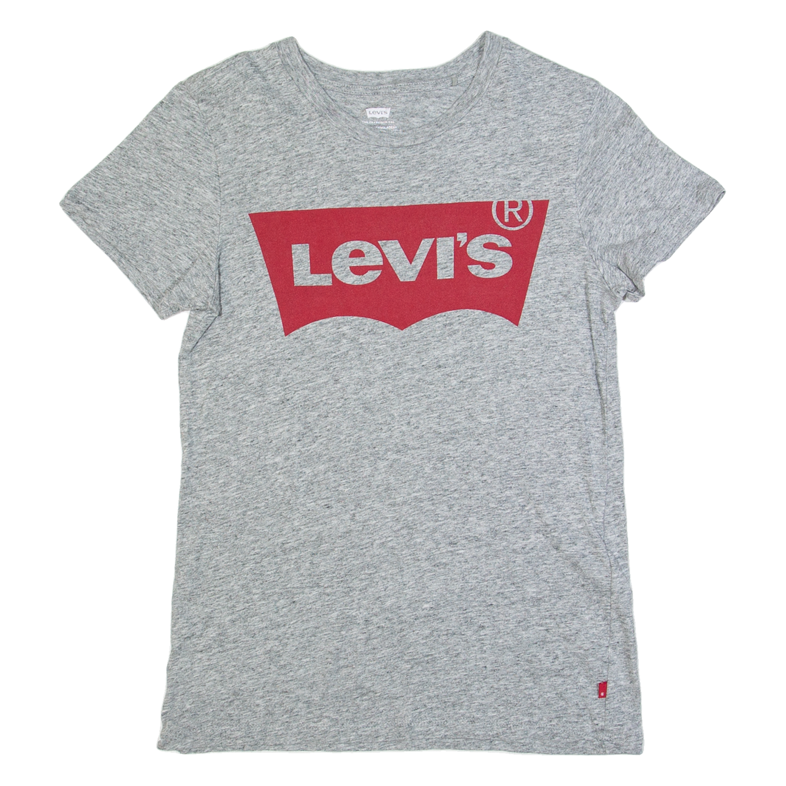 LEVI'S Womens T-Shirt Grey XXS Refurbished - N/A refurbished available on Cerqular