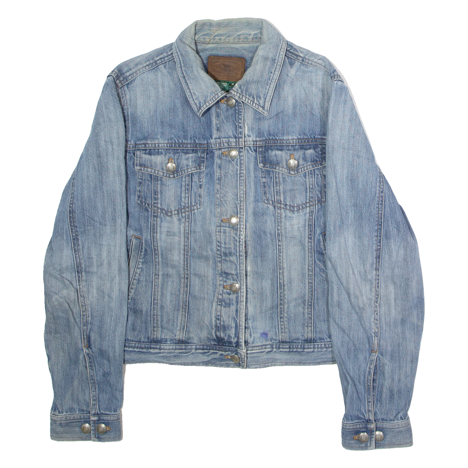 LAUREN RALPH LAUREN Womens Denim Jacket Blue 90s M Refurbished - N/A refurbished available on Cerqular
