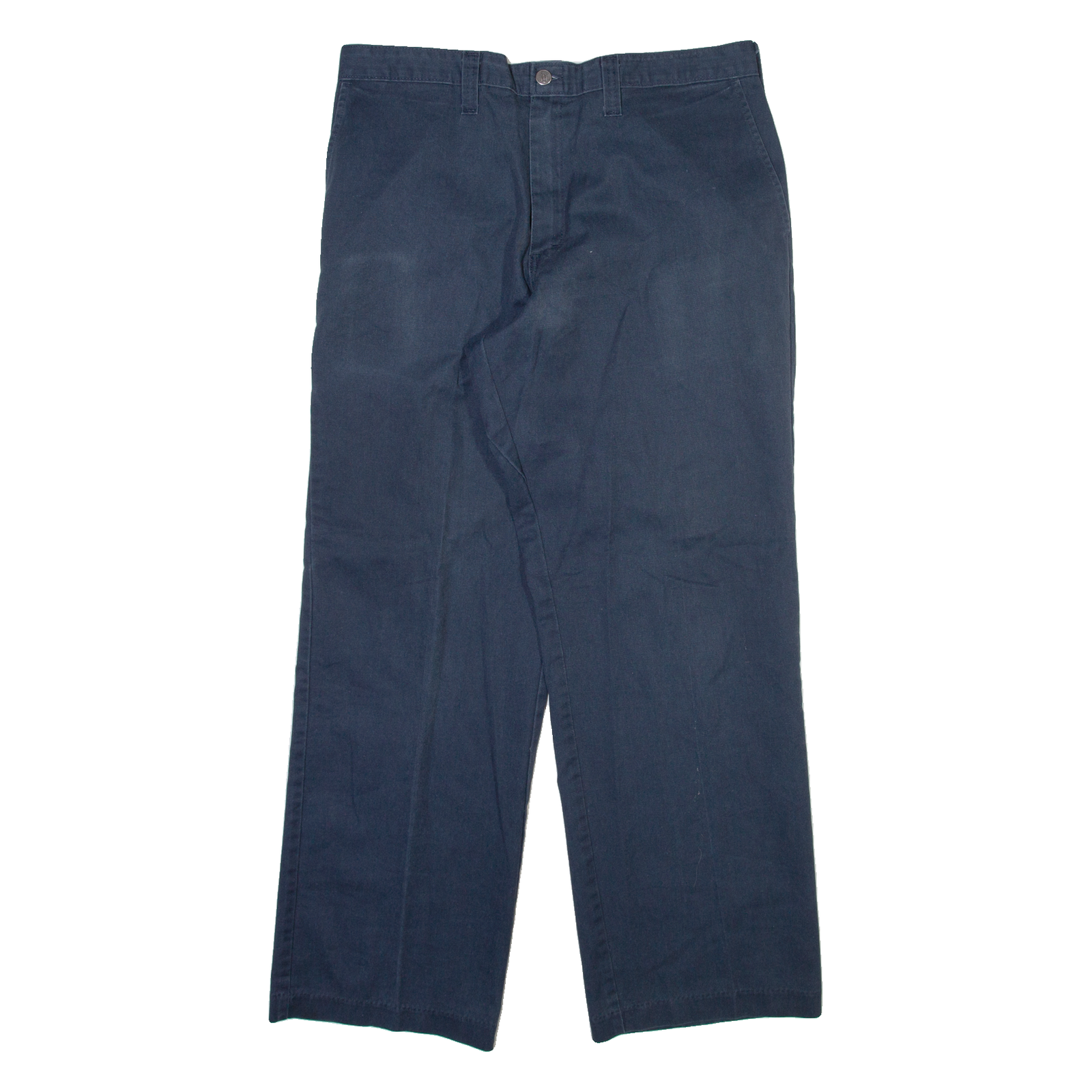 DICKIES Mens Trousers Blue Regular Straight W36 L32 Refurbished - N/A refurbished available on Cerqular