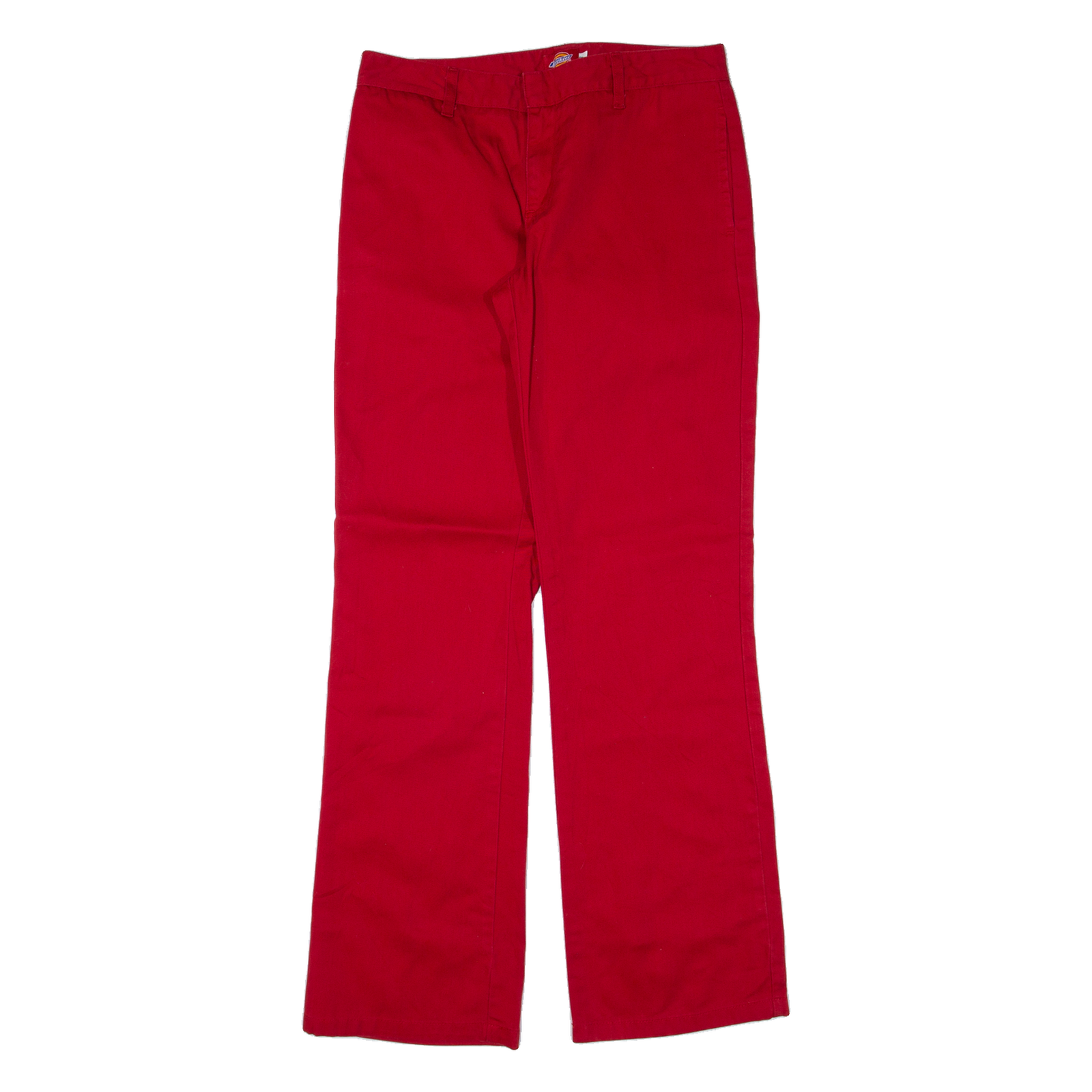 DICKIES Womens Trousers Red Regular Bootcut W30 L31 Refurbished - N/A refurbished available on Cerqular