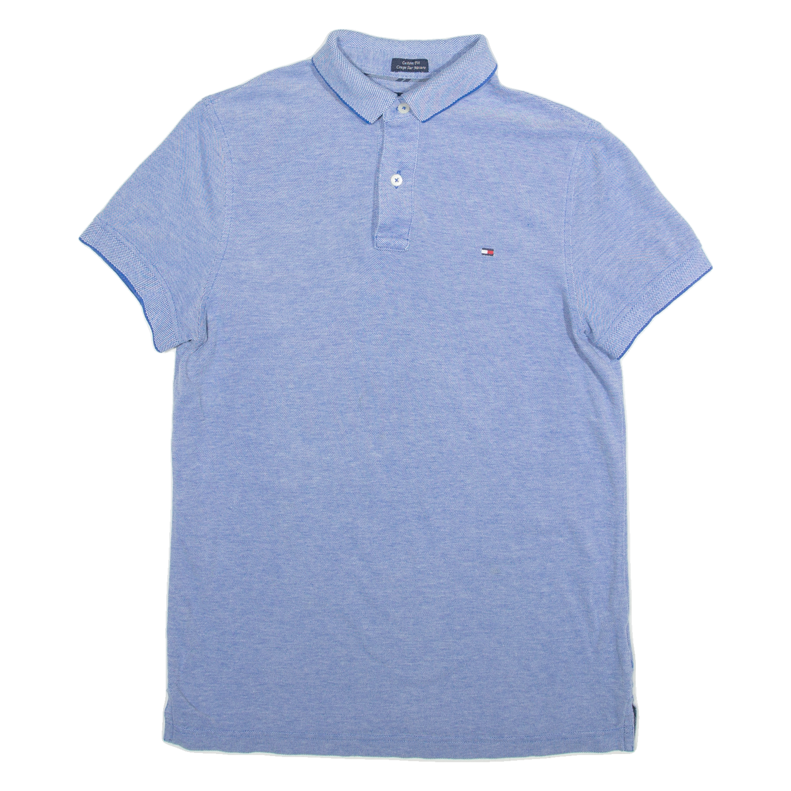 TOMMY HILFIGER Custom Fit Mens Polo Shirt Blue XS Refurbished - N/A refurbished available on Cerqular