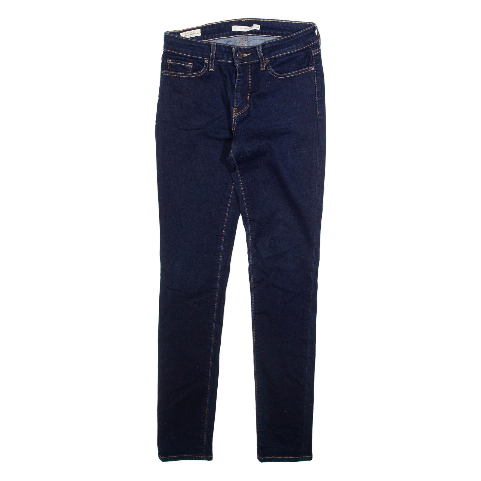 LEVI'S 711 Big E Womens Jeans Blue Slim Skinny W26 L30 Refurbished - N/A refurbished available on Cerqular