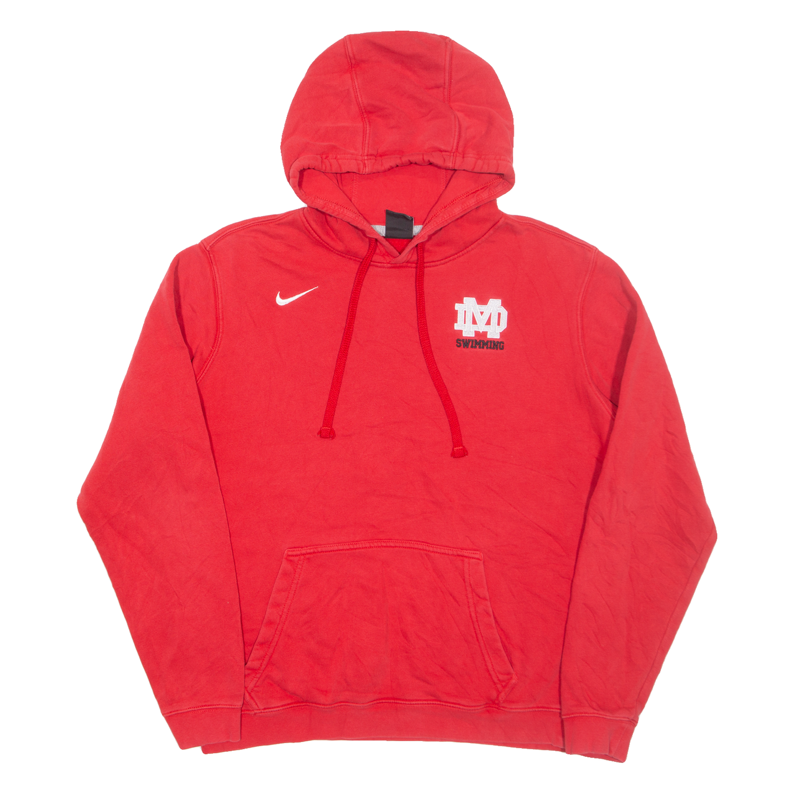 NIKE Swimming Mens Red Hoodie M Refurbished - N/A refurbished available on Cerqular