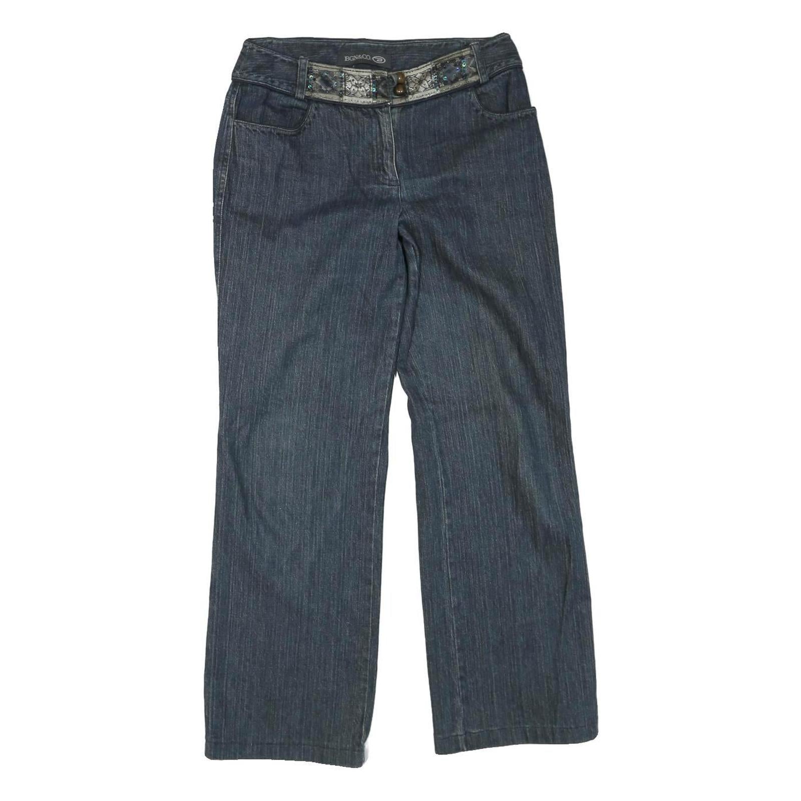 Buy BGN&CO Womens Jeans Blue Regular Straight Denim Medium W30 L28 Embellished Refurbished - $23.39 BGN&CO Womens Jeans Blue Regular Straight Denim Medium W30 L28 Embellished Refurbished - N/A refurbished available on Cerqular