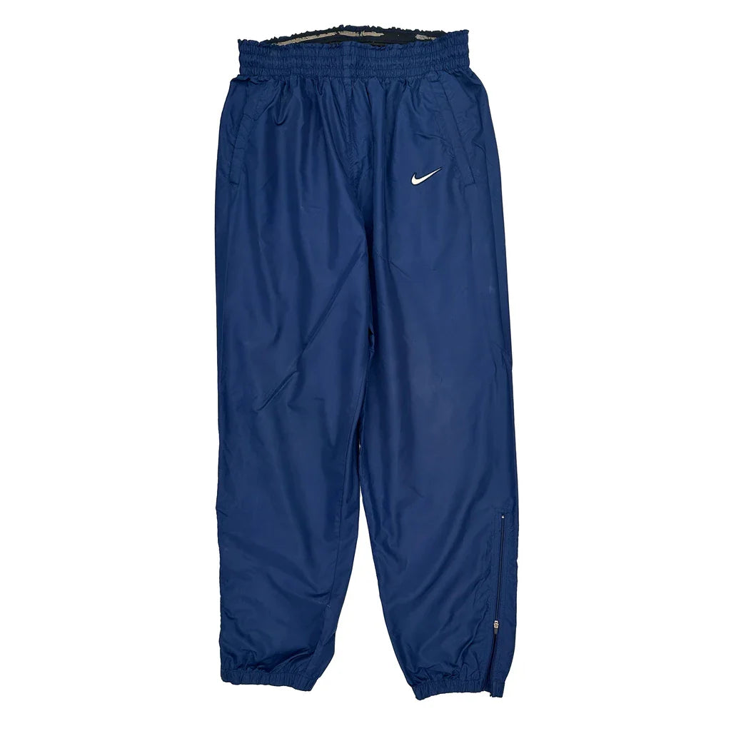 Nike Tracksuit - Large Blue Polyester Refurbished - Thrifted (note: this is a term often used to describe second- refurbished available on Cerqular