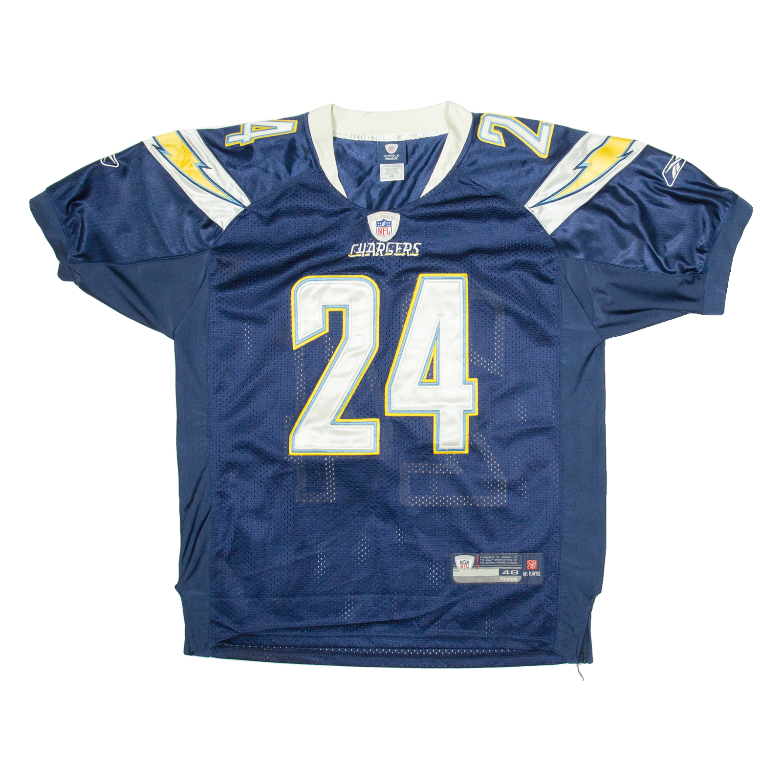 REEBOK 24 Chargers Mens Jersey Blue USA V-Neck L Refurbished - N/A refurbished available on Cerqular