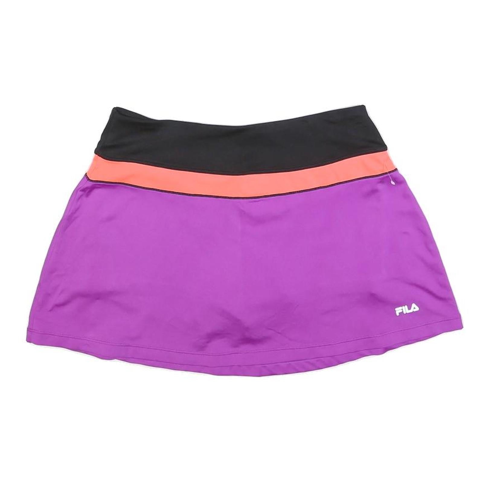 FILA Womens Purple & Pink Athletic Mini Skort Polyester Blend Size M Activewear Refurbished - N/A refurbished available on Cerqular