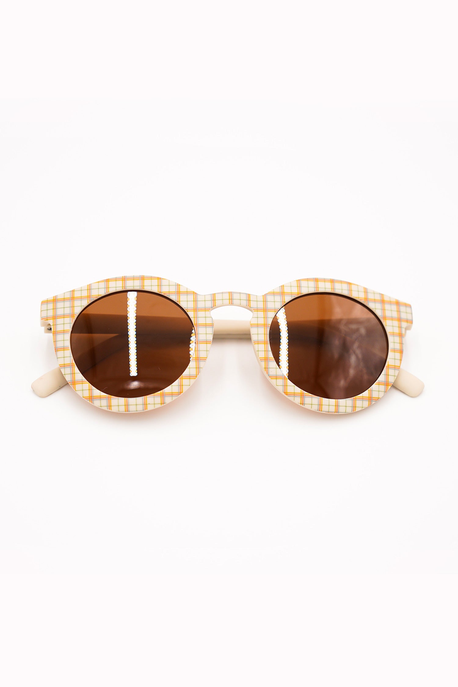 Sustainable baby sunglasses - Plaid Pattern Refurbished - N/A (Note: This brand may not be well-known globally refurbished available on Cerqular