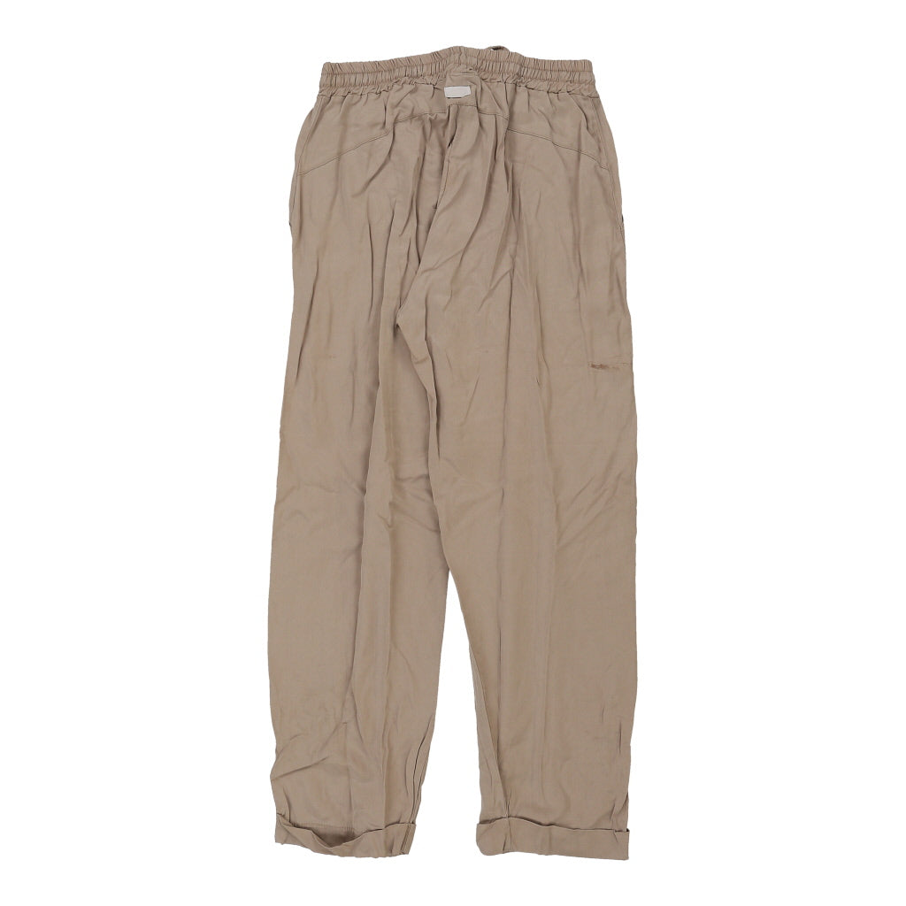 Dimensione Danza Trousers - Medium Beige Cotton Refurbished - Thrifted (note: this is a term often used to describe second- refurbished available on Cerqular