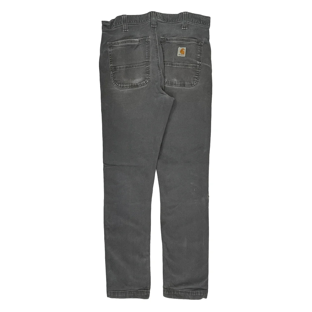 Buy Carhartt Trousers - 32W 32L Grey Cotton Blend Refurbished - $52.25 Carhartt Trousers - 32W 32L Grey Cotton Blend Refurbished - Thrifted (note: this is a term often used to describe second- refurbished available on Cerqular