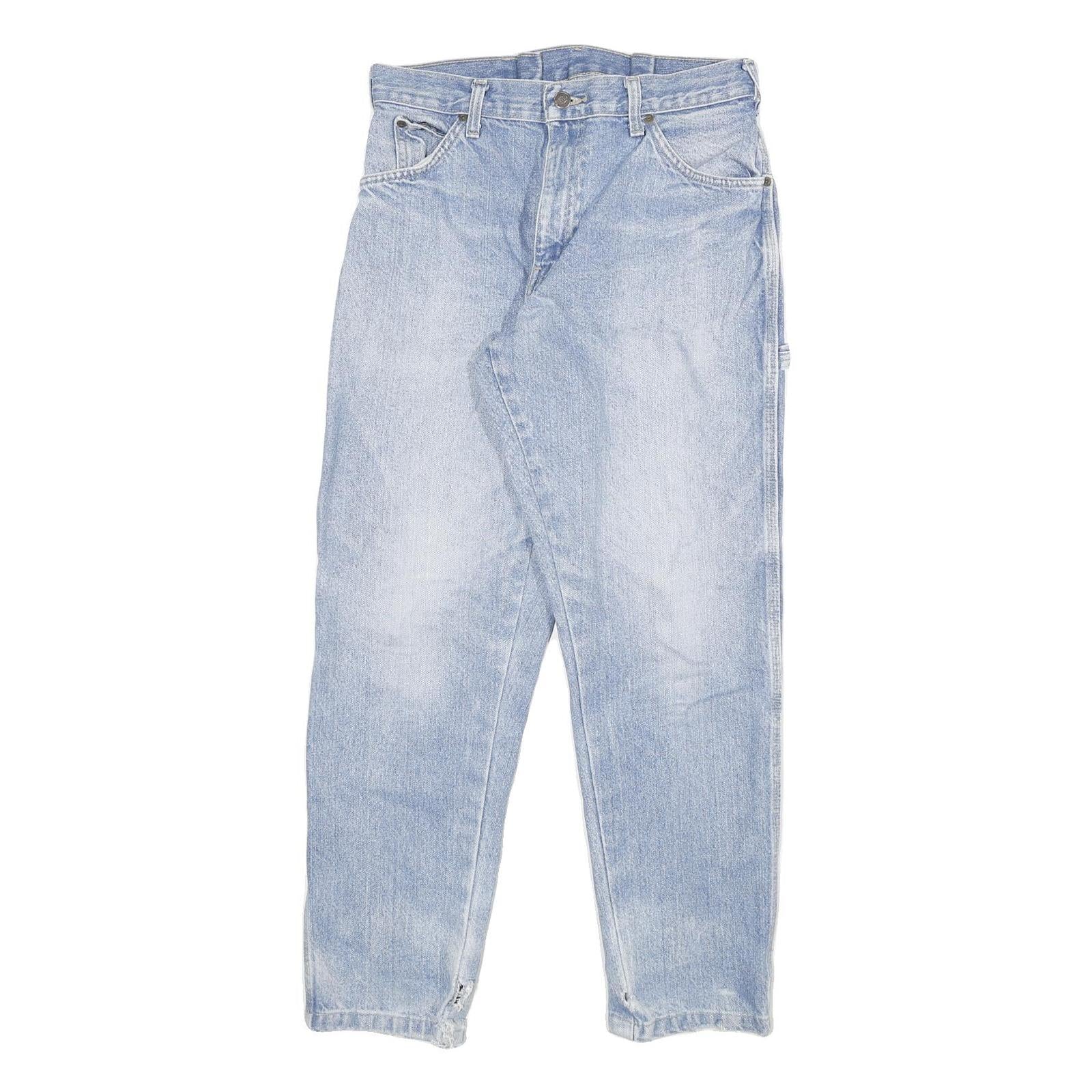 DICKIES Mens Jeans Blue Relaxed Straight Denim Light W29 L28 Casual Workwear Refurbished - N/A refurbished available on Cerqular