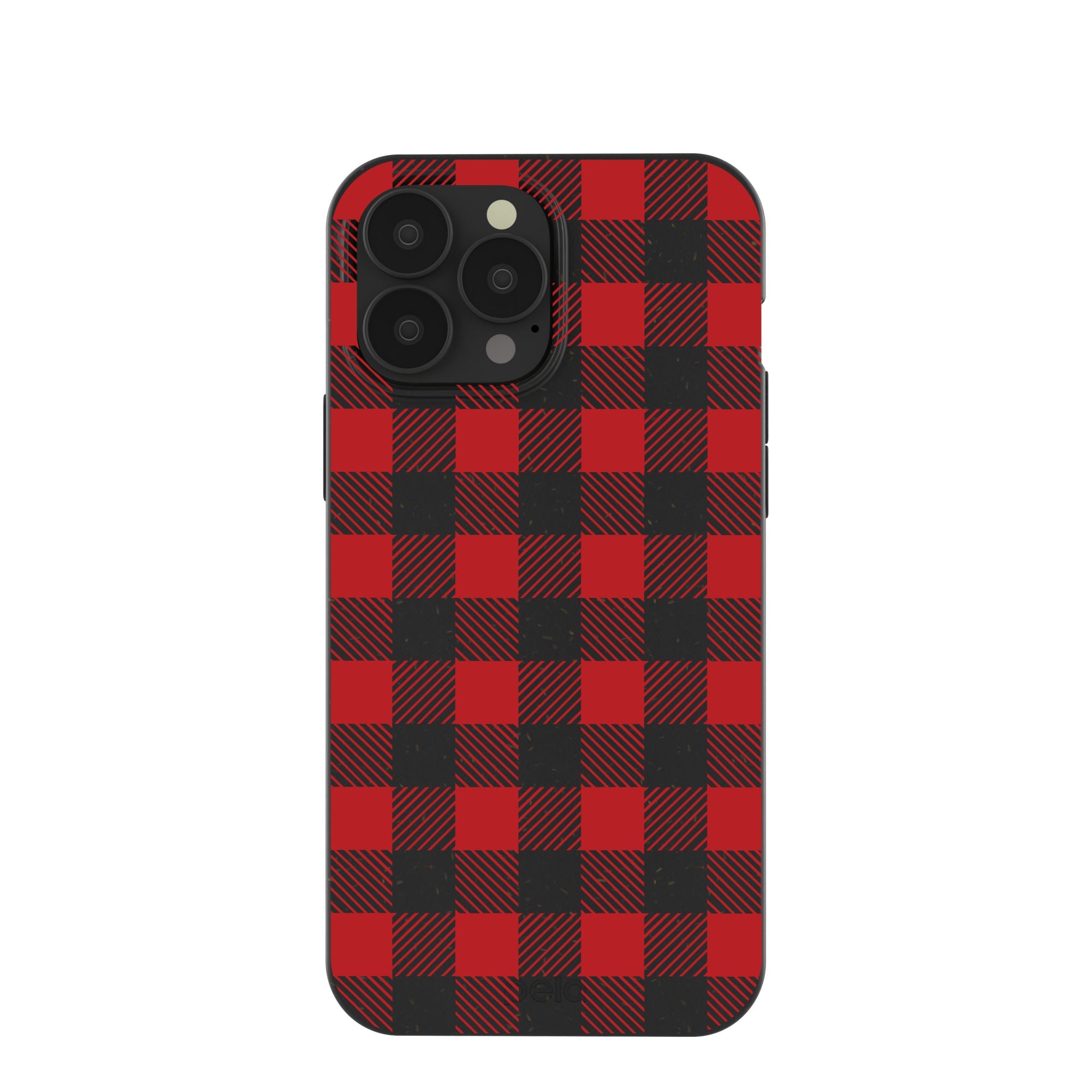 Black Flannel iPhone 13 Pro Max Case Refurbished - Pela Case refurbished available on Cerqular