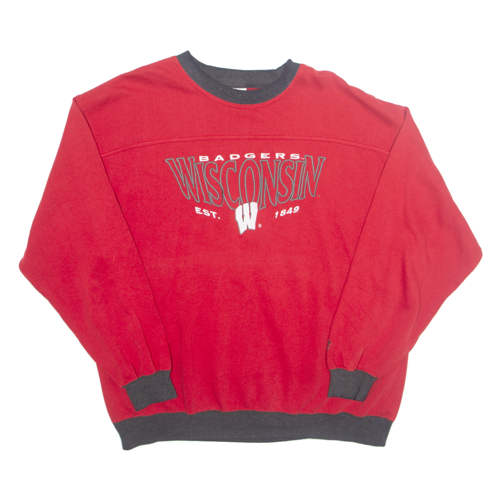 LEE Wisconsin Badgers Mens Sweatshirt Red 90s USA XL Refurbished - N/A refurbished available on Cerqular