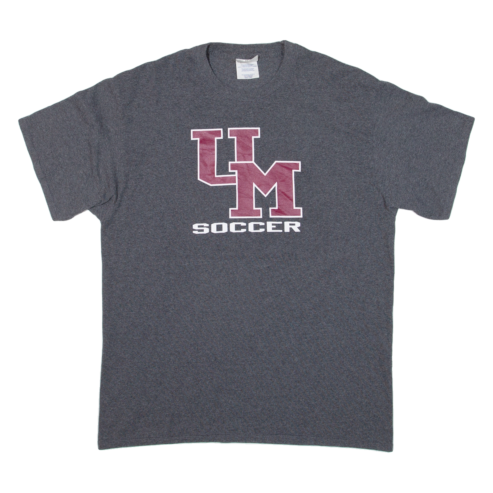 PORT & COMPANY Um Soccer Mens T-Shirt Grey USA L Refurbished - N/A refurbished available on Cerqular