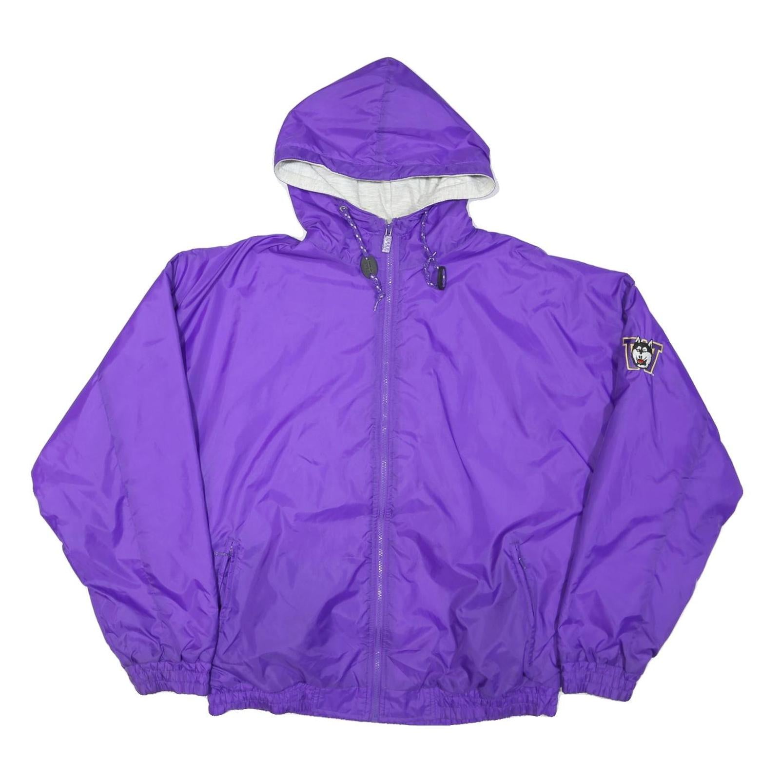 Buy GEAR Mens Purple Zip Hooded Jacket XL Nylon Plain Washington Logo Refurbished - $32.49 GEAR Mens Purple Zip Hooded Jacket XL Nylon Plain Washington Logo Refurbished - N/A refurbished available on Cerqular