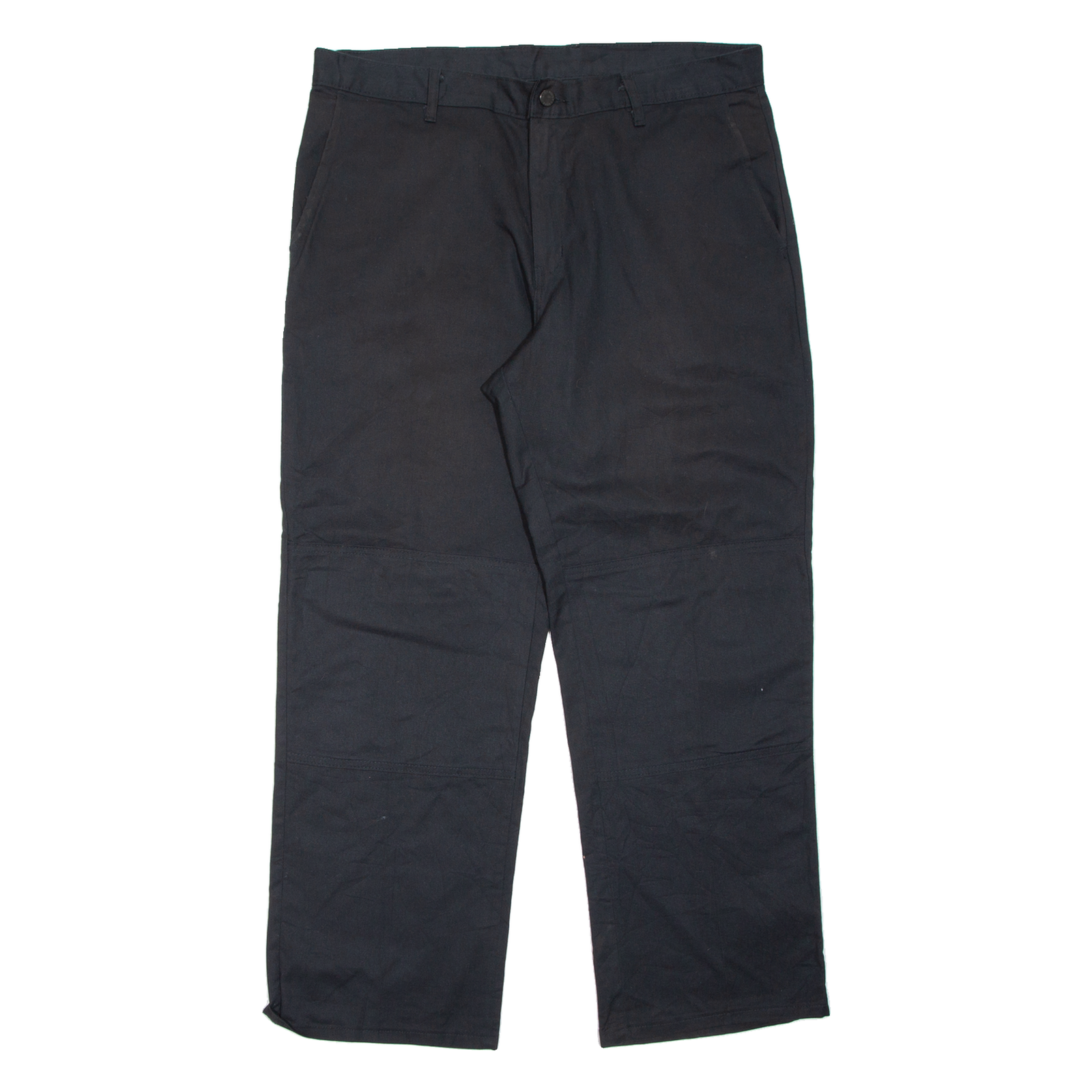 DICKIES Chino Mens Trousers Black Regular Straight W36 L30 Refurbished - N/A refurbished available on Cerqular