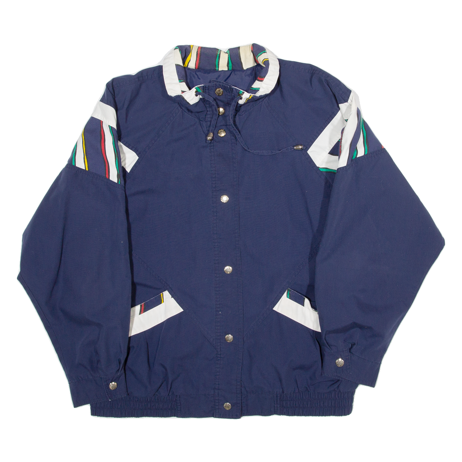 CURRENT SEEN Womens Bomber Jacket Blue 90s M Refurbished - N/A refurbished available on Cerqular