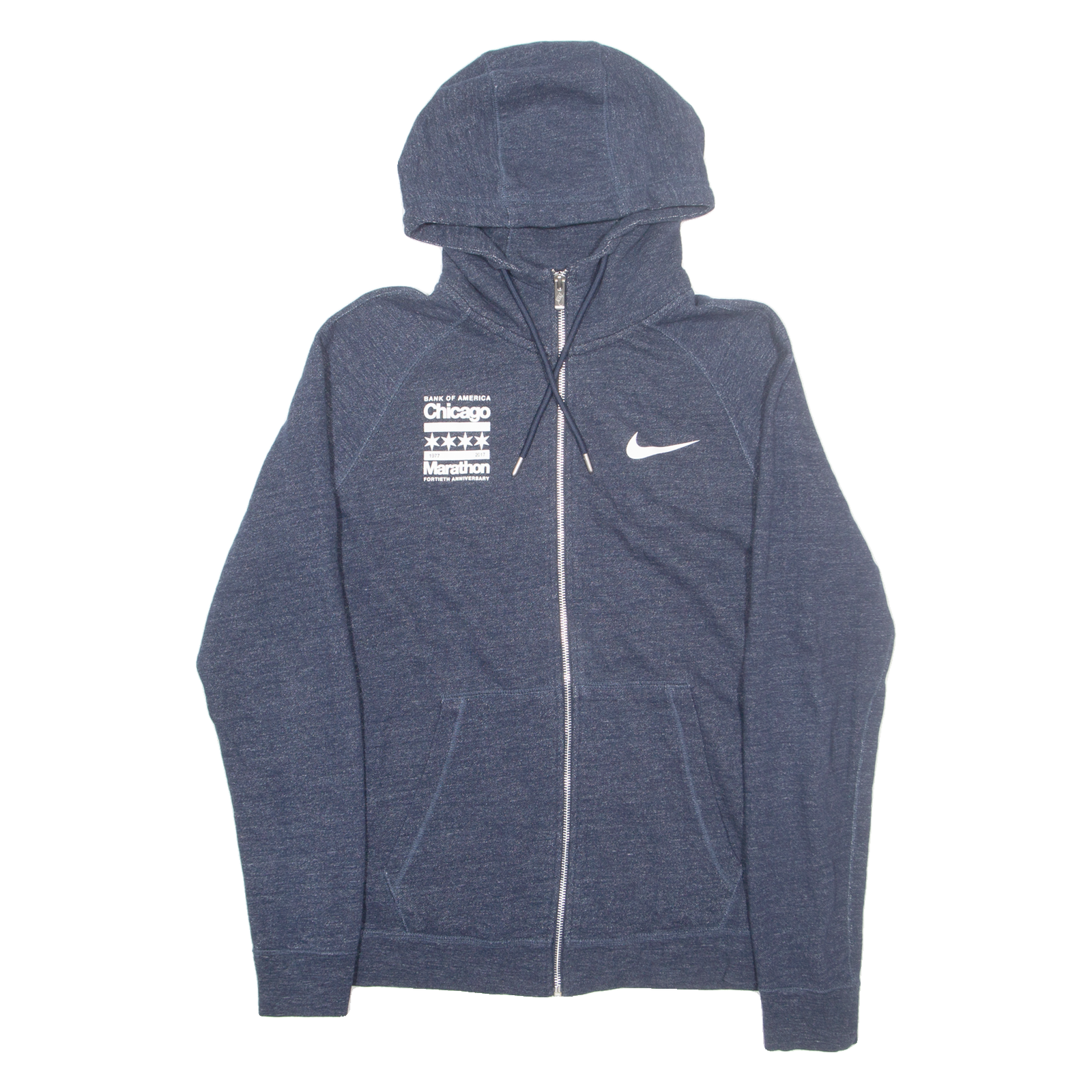 NIKE Bank Of America Mens Blue Hoodie Full Zip USA M Refurbished - N/A refurbished available on Cerqular