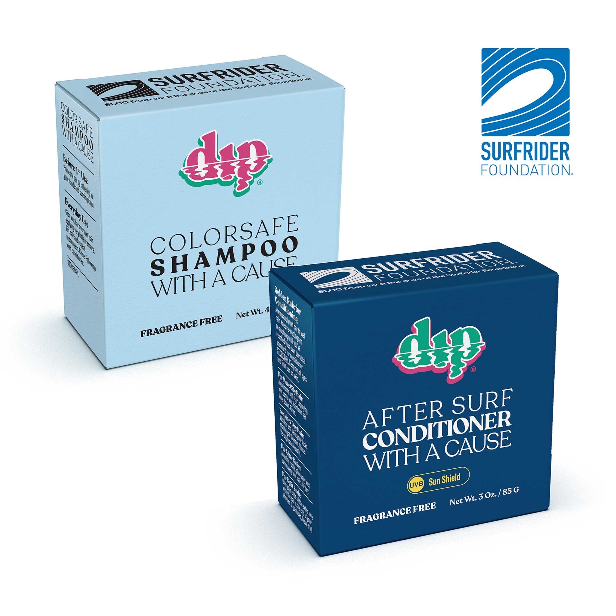 Double Dip: Surfrider, Fragrance Free - Full Size Refurbished - Dip Sustainable Hair Care refurbished available on Cerqular