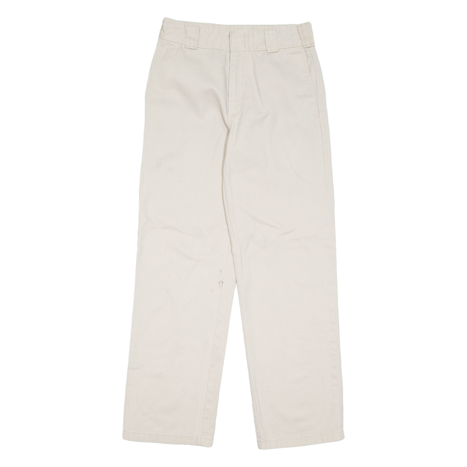 DICKIES Chino Mens Trousers Beige Regular Straight W26 L28 Refurbished - N/A refurbished available on Cerqular