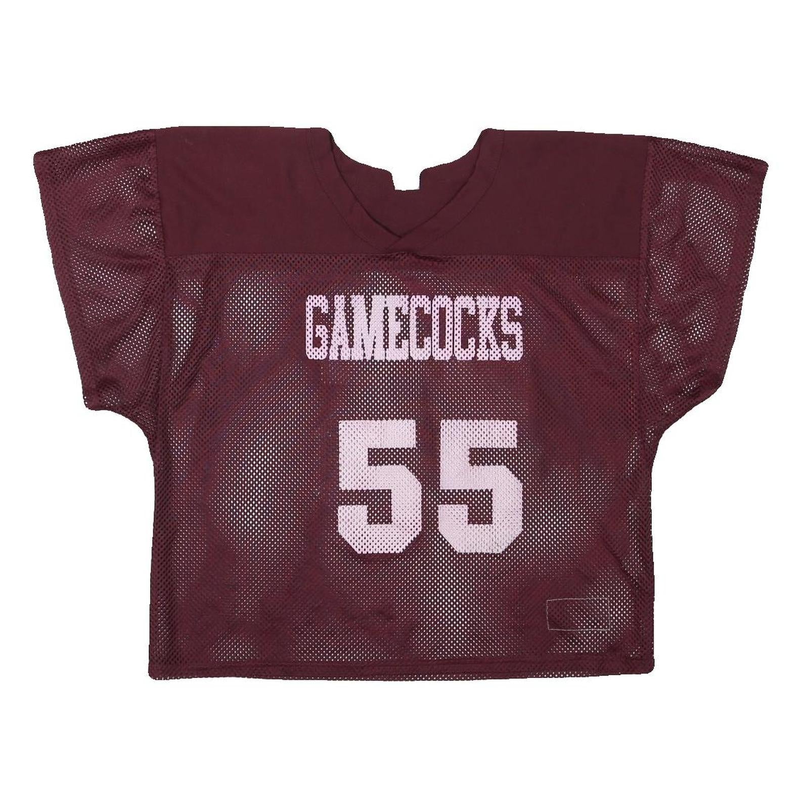 RUSSELL ATHLETIC Womens Maroon Gamecocks Graphic T-Shirt M Short Sleeve V-Neck Refurbished - N/A refurbished available on Cerqular