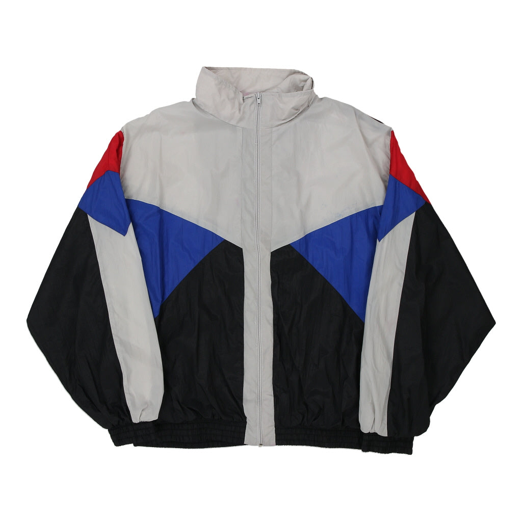 1980s Pro Tour Jacket - XL Block Colour Polyester Refurbished - Thrifted (note: this is a term often used to describe second- refurbished available on Cerqular