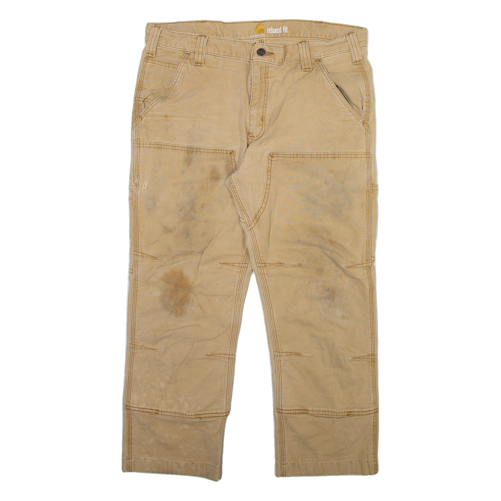 Buy CARHARTT Mens Trousers Beige Relaxed Straight W34 L24 Refurbished - $36.39 CARHARTT Mens Trousers Beige Relaxed Straight W34 L24 Refurbished - N/A refurbished available on Cerqular