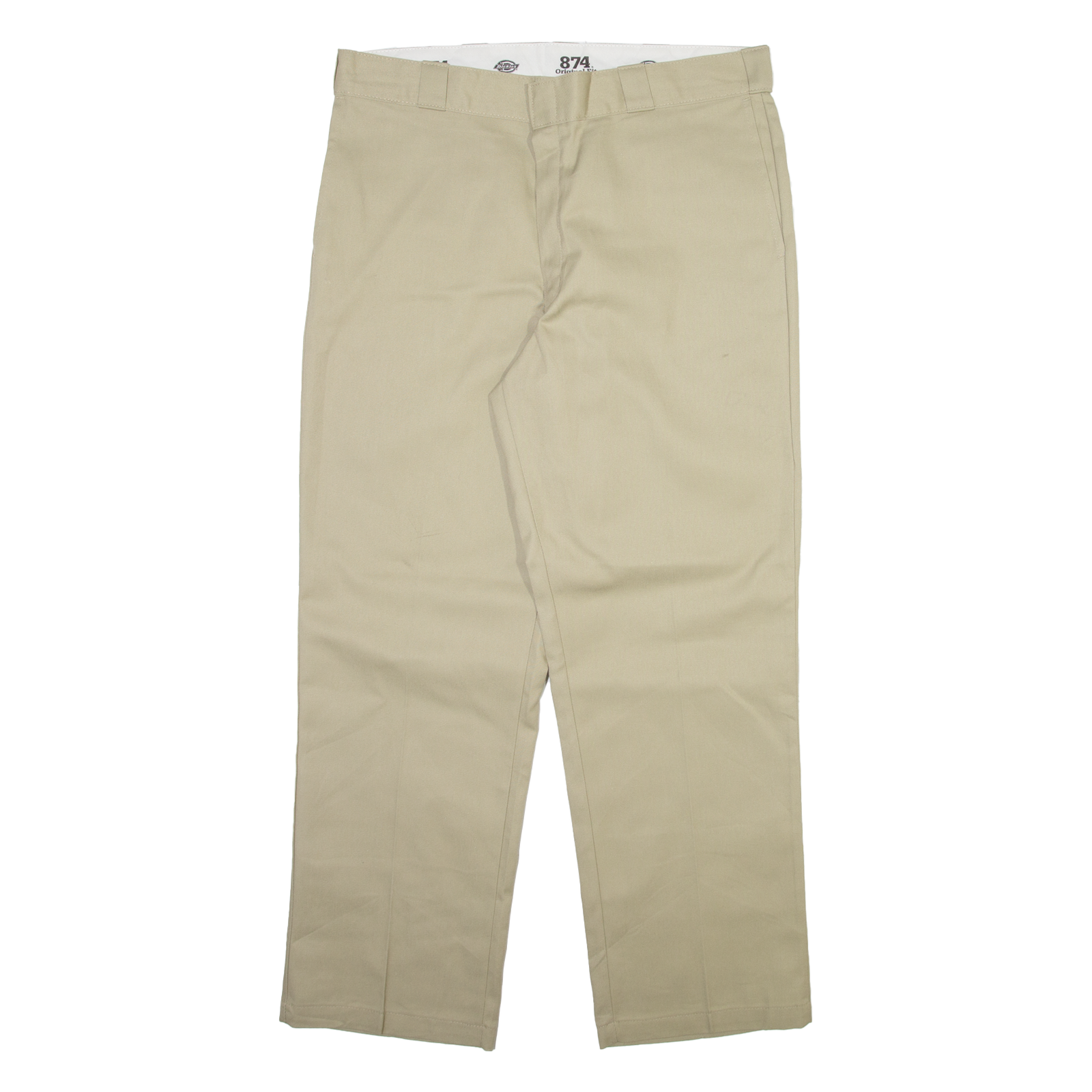 DICKIES 874 Workwear Mens Trousers Beige Regular Straight W38 L30 Refurbished - N/A refurbished available on Cerqular