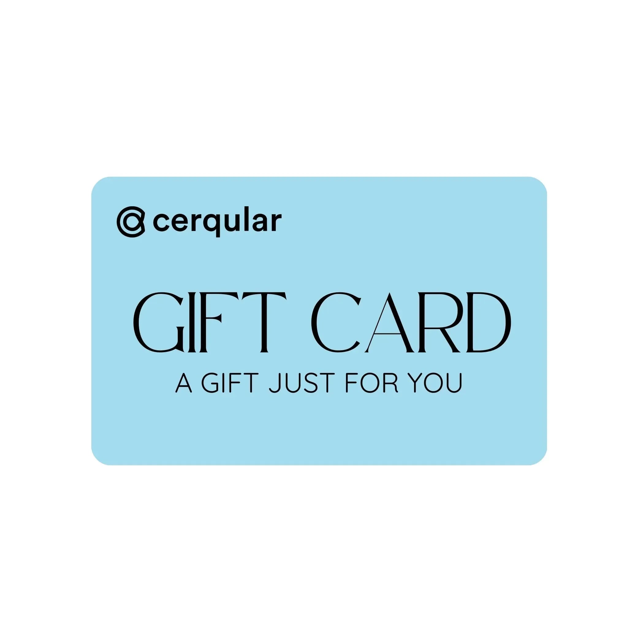 Cerqular Gift Card - Baby Blue | Denominations: $70.00 Refurbished - N/A (Note: It's possible that "Cerqular refurbished available on Cerqular