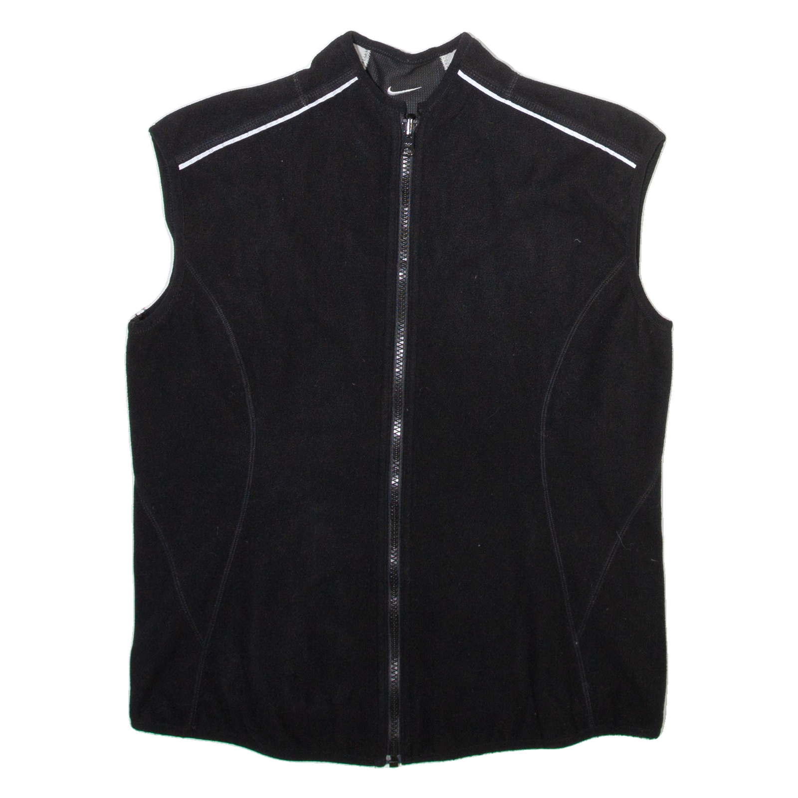 NIKE Womens Fleece Gilet Black XS Refurbished - N/A refurbished available on Cerqular