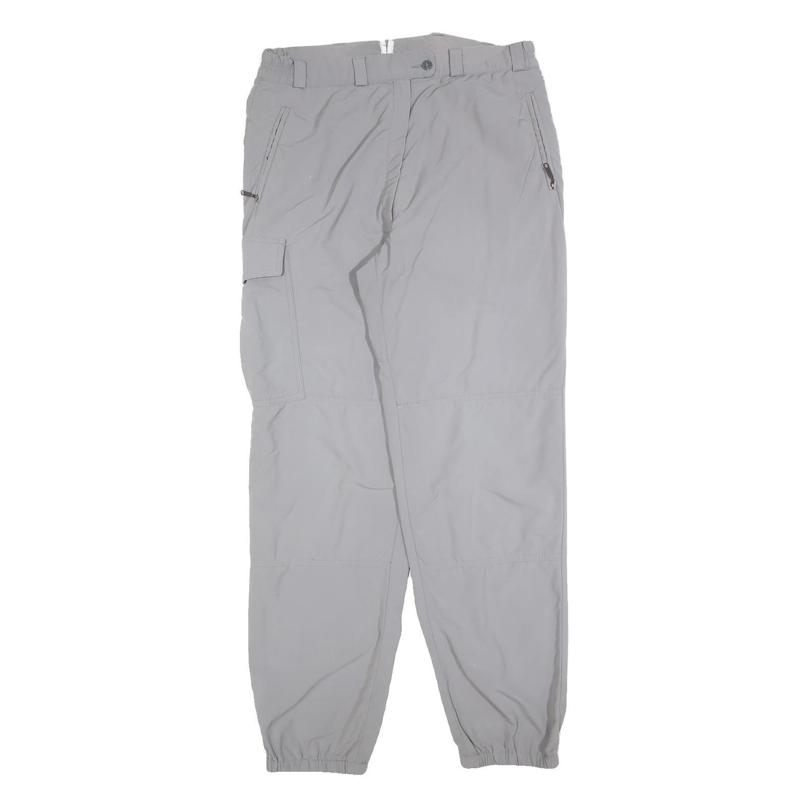Buy Mens Grey Polyester Blend Regular Fit Trousers W32 L32 Cargo Pockets Zip Closure Refurbished - $20.79 Mens Grey Polyester Blend Regular Fit Trousers W32 L32 Cargo Pockets Zip Closure Refurbished - N/A refurbished available on Cerqular
