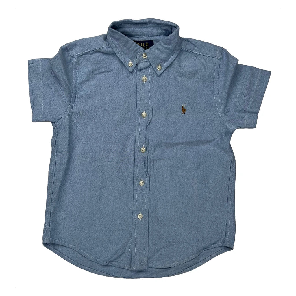Buy Age 4 Polo By Ralph Lauren Short Sleeve Shirt - Small Blue Cotton Refurbished - $20.09 Age 4 Polo By Ralph Lauren Short Sleeve Shirt - Small Blue Cotton Refurbished - Thrifted (note: this is a term often used to describe second- refurbished available on Cerqular