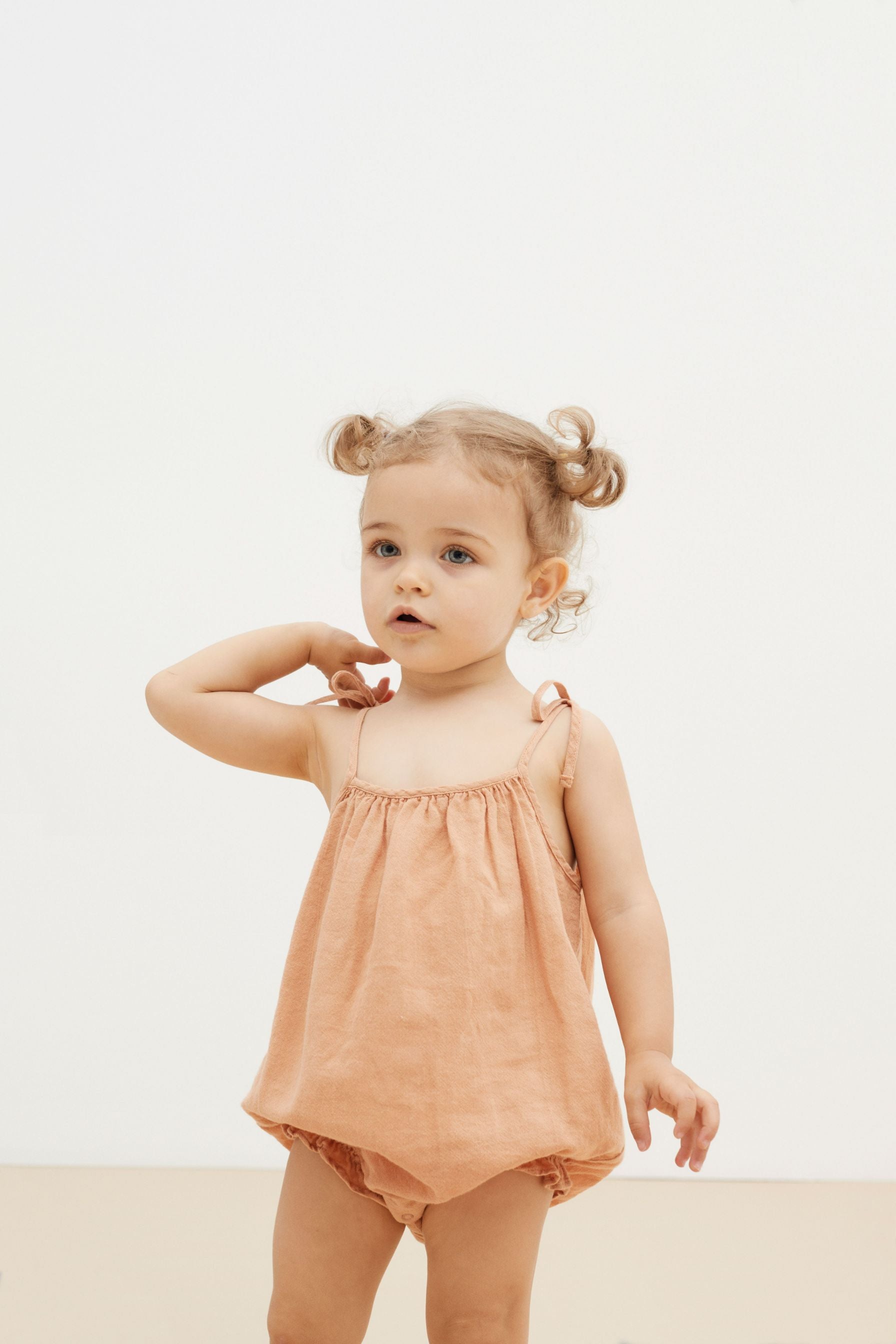 Olivia baby romper | Size: 0-3m Refurbished - N/A (Note: This brand may not be well-known globally refurbished available on Cerqular