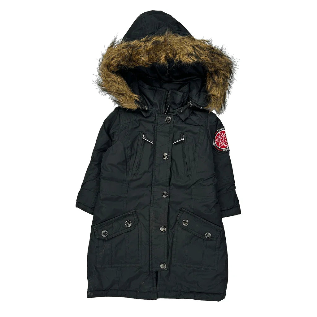Buy Age 2 Coogi Parka - 3XS Black Polyester Refurbished - $32.82 Age 2 Coogi Parka - 3XS Black Polyester Refurbished - Thrifted (note: this is a term often used to describe second- refurbished available on Cerqular
