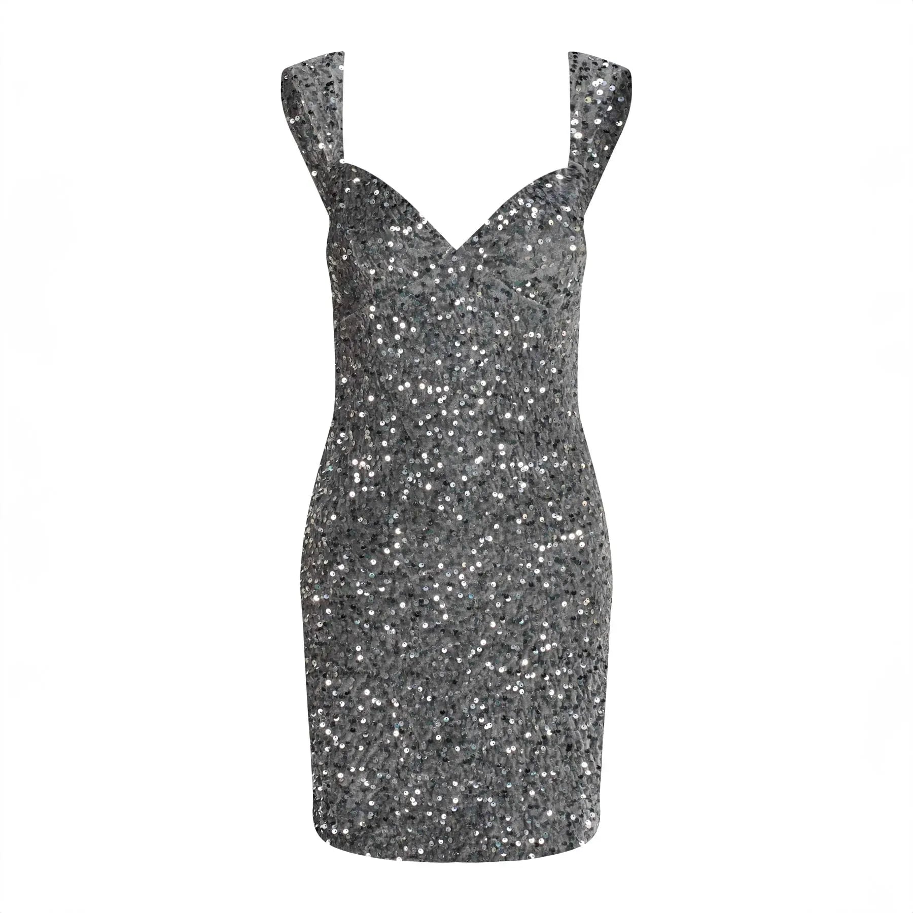 Short Sequin Dress | Taglia: S | Colore: Grey Refurbished - Aloud (note: this is a lesser-known brand, but it has refurbished available on Cerqular