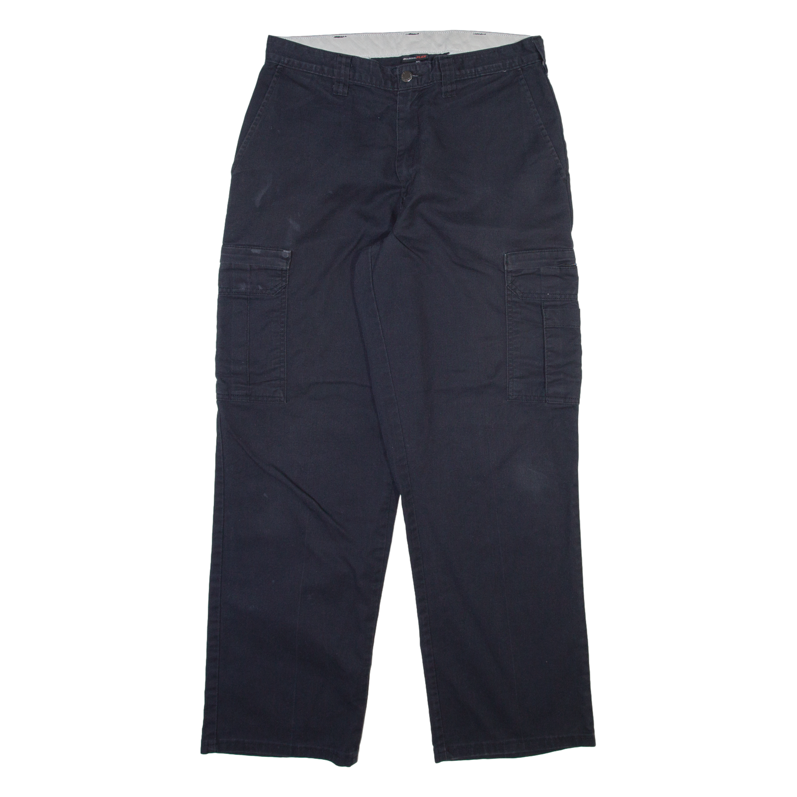 DICKIES Cargo Mens Trousers Grey Relaxed Straight W30 L30 Refurbished - N/A refurbished available on Cerqular