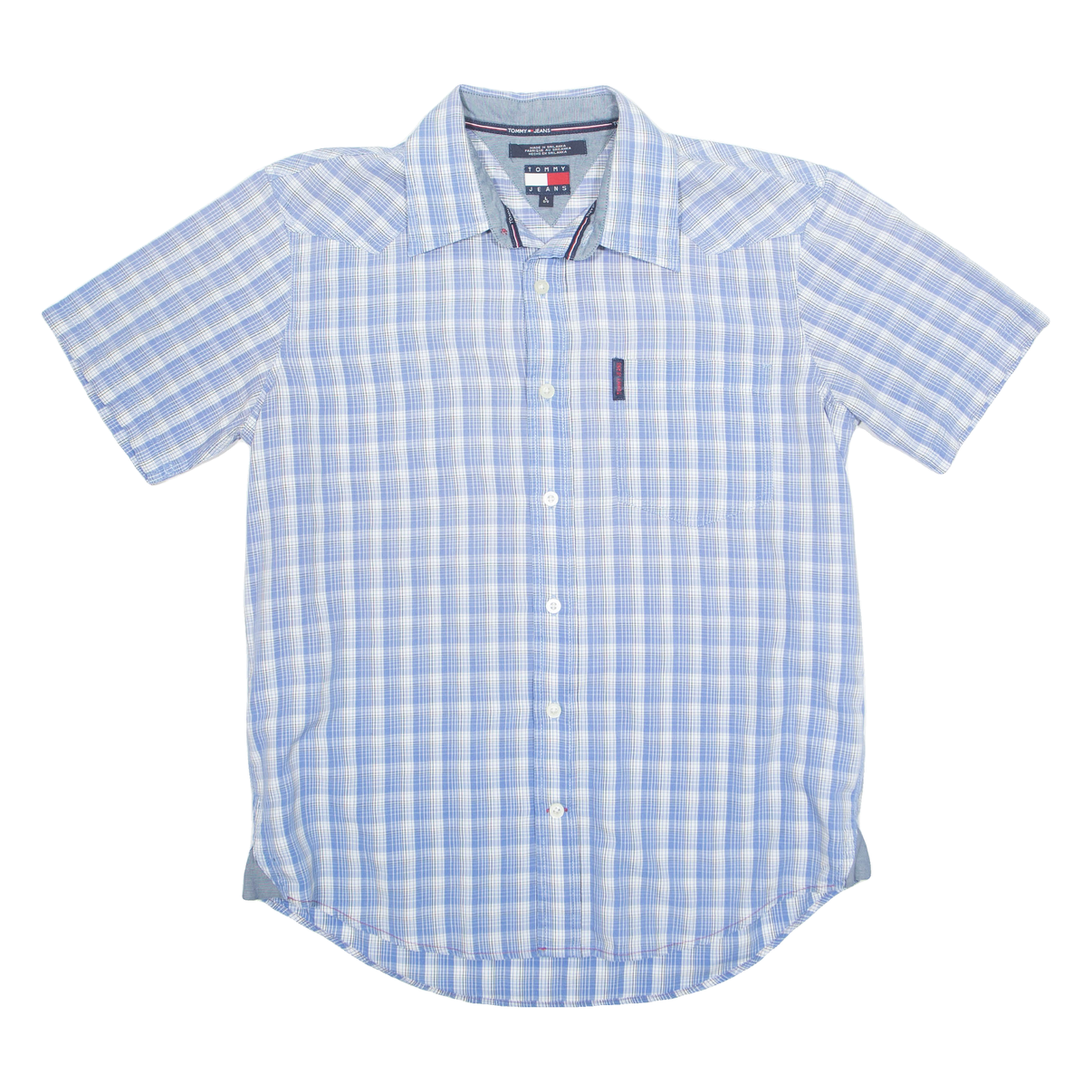 Buy TOMMY JEANS Mens Shirt Blue Check L Refurbished - $25.99 TOMMY JEANS Mens Shirt Blue Check L Refurbished - N/A refurbished available on Cerqular